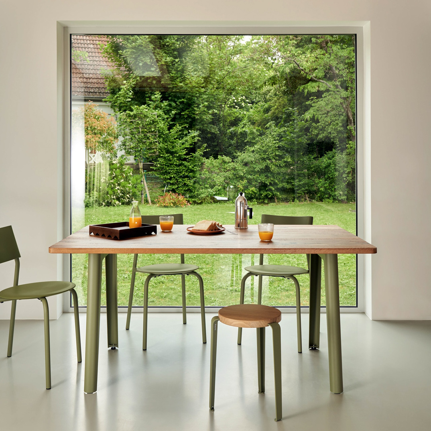 Tabouret LOU - chêne massif