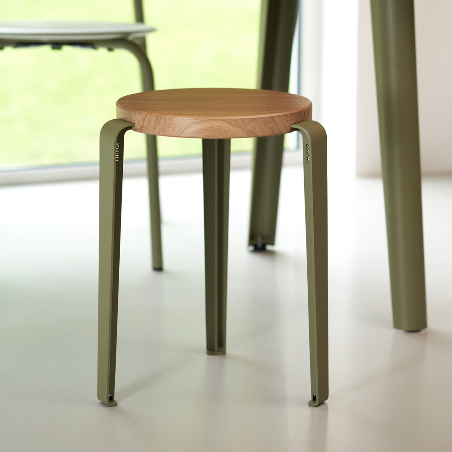 Tabouret LOU - chêne massif