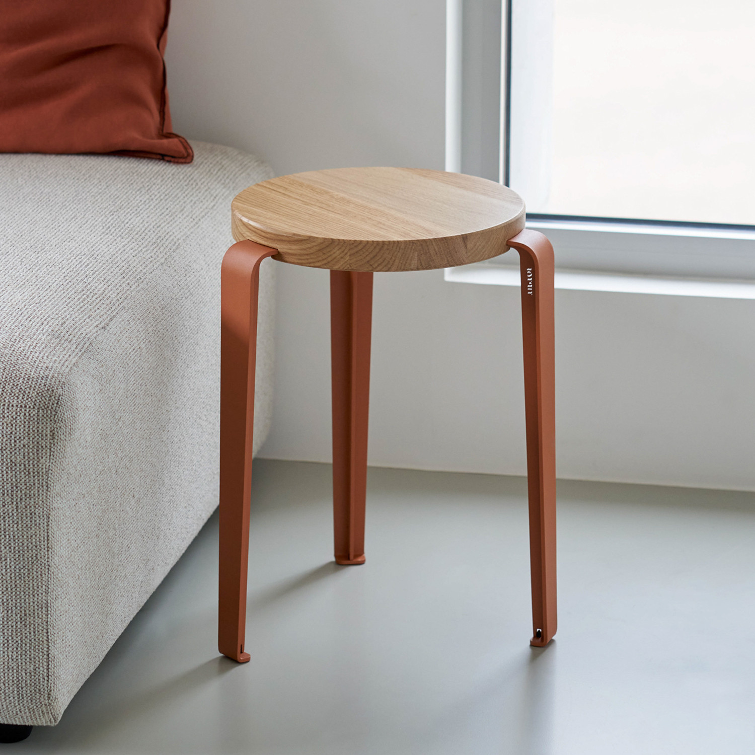 Tabouret LOU - chêne massif