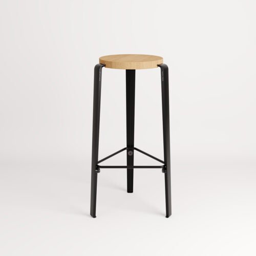 Tabouret de bar  - bois éco-certifié - 76cm