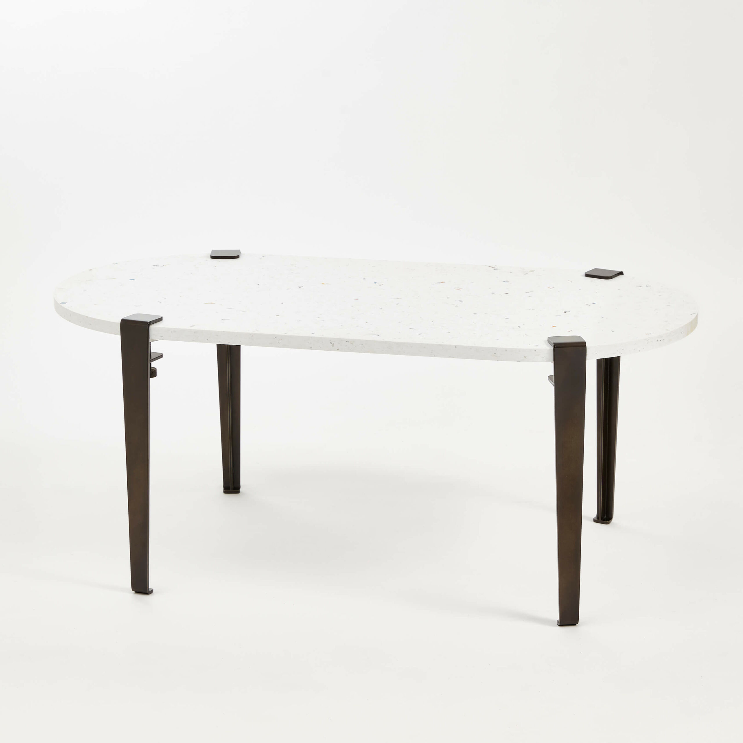 VENEZIA oblong recycled plastic coffee table