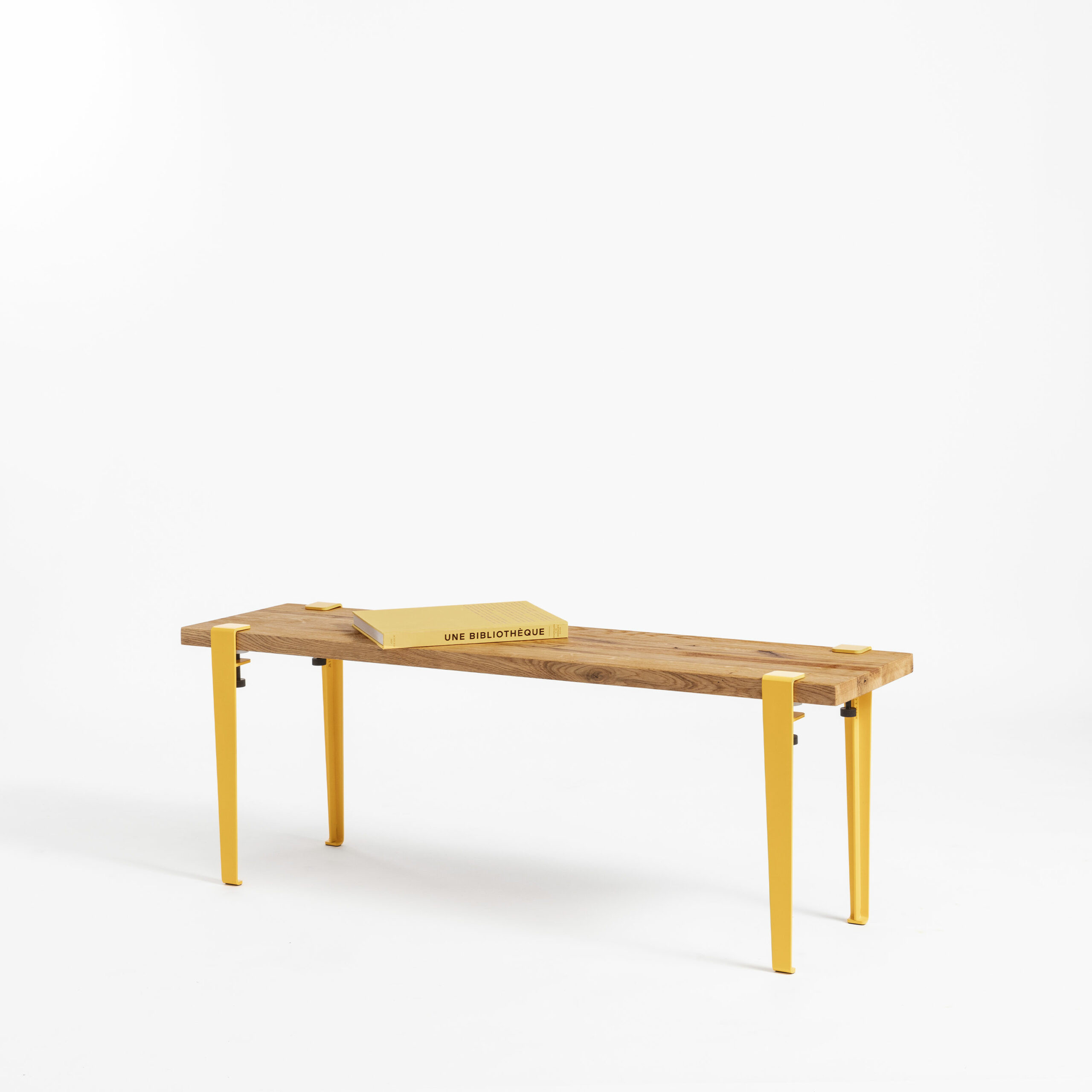 TIPTOE bench in reclaimed wood for living room