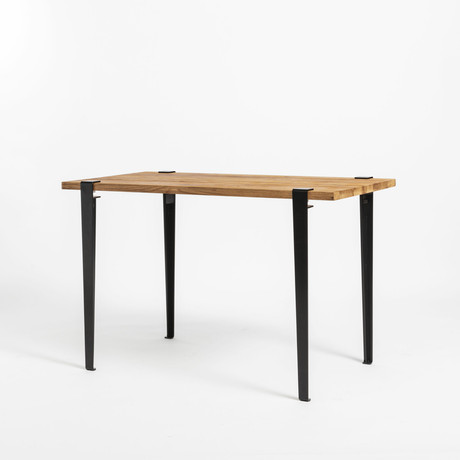Reclaimed Wood With 4 Tiptoe Table Legs, Wooden Desk Table Legs