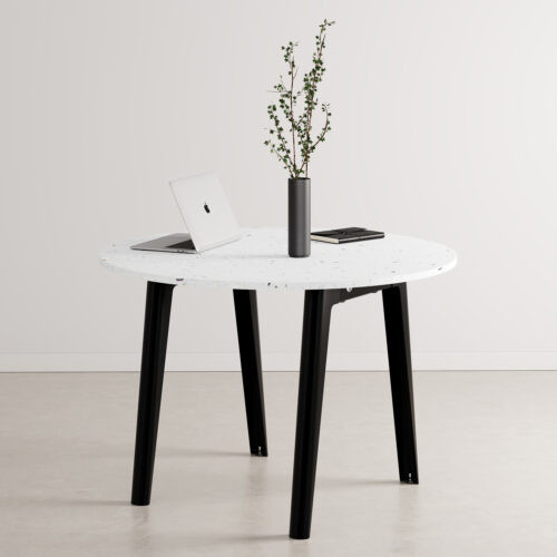 Table de réunion ronde NEW MODERN Ø 108cm - plastique recyclé Venezia