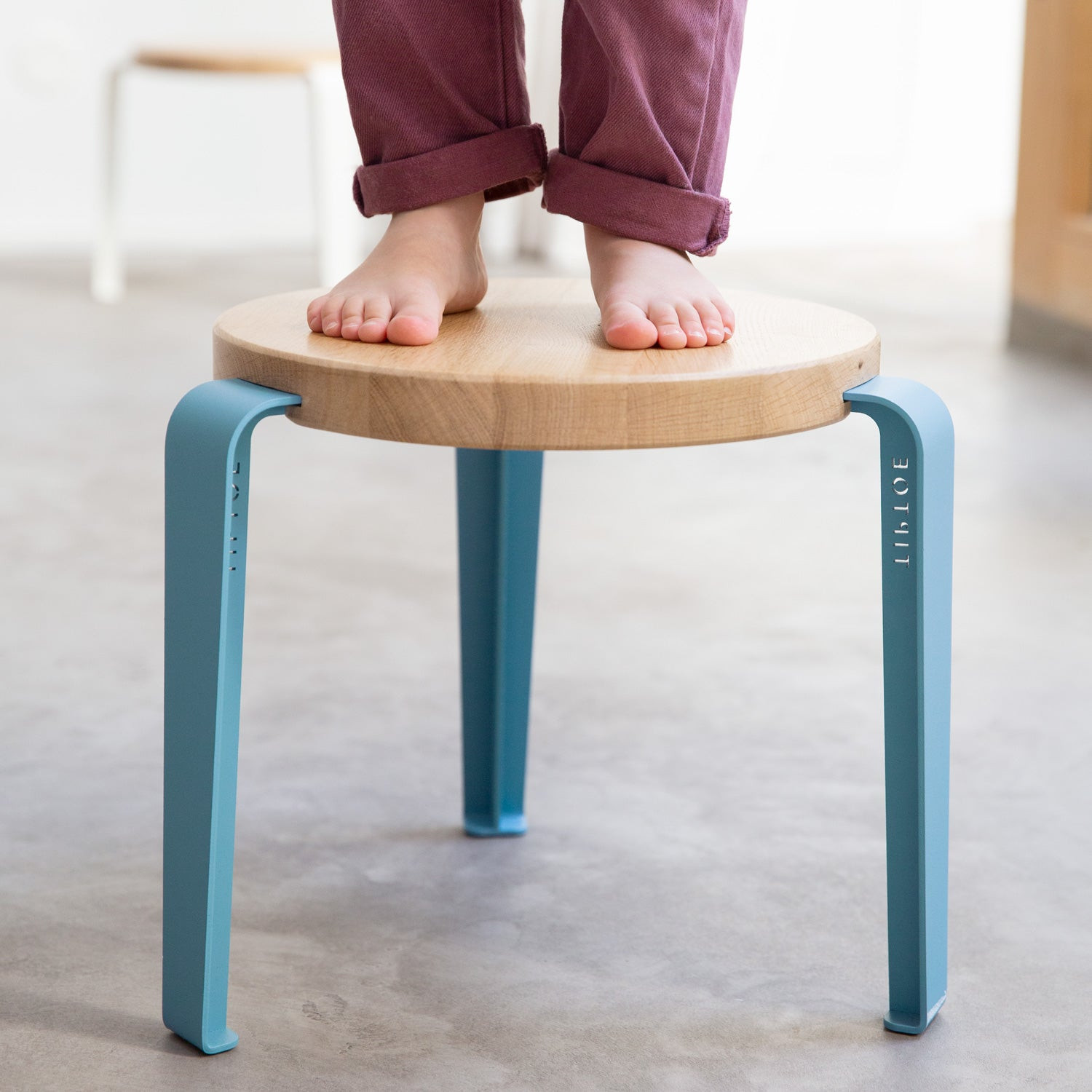 Tabouret Enfant En Bois Forme Singe - Hauteur 27 Cm - Neuf - Décoratif Et Fonctionnel