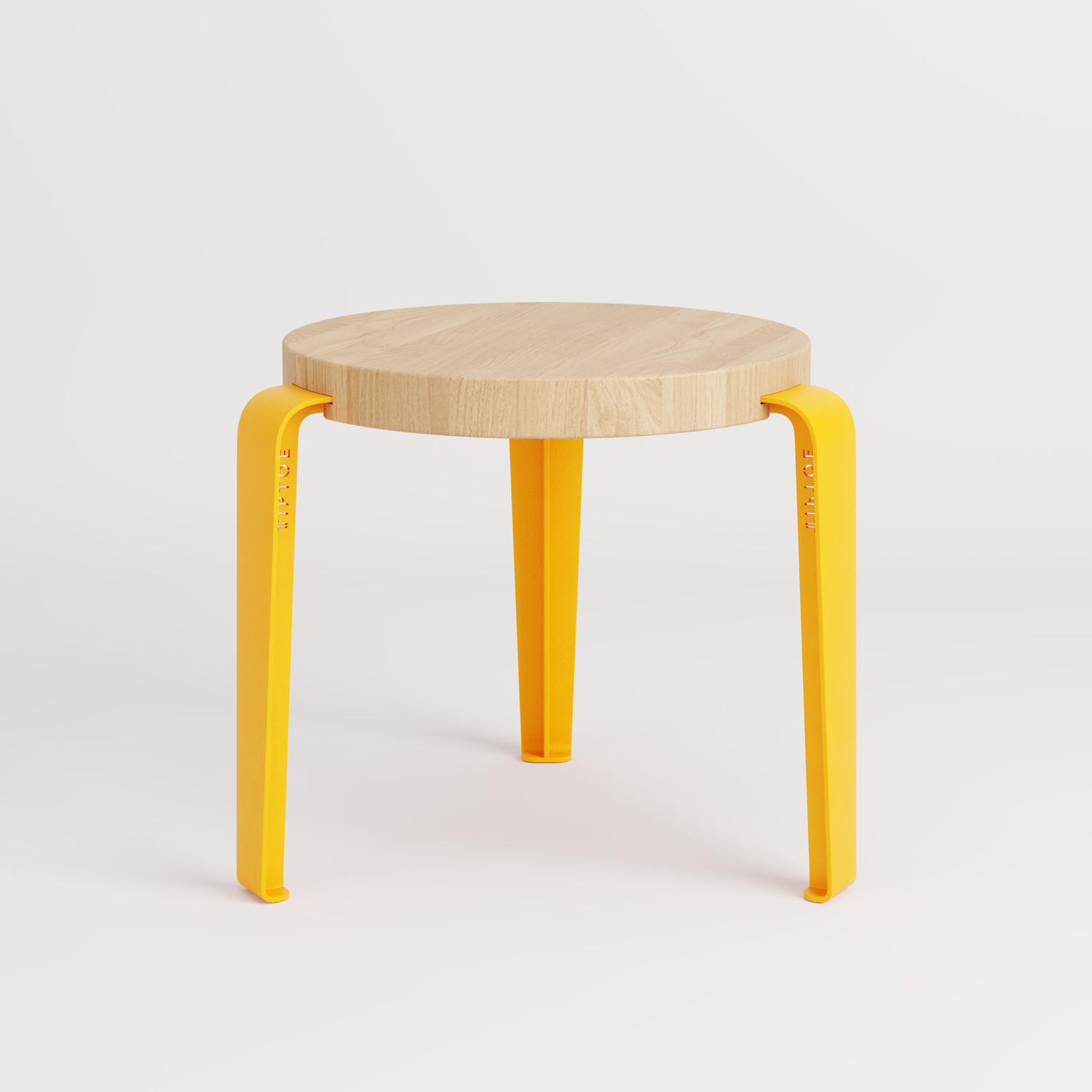 Tabouret en bois massif sculpté à la main pour bébé Ornements Animal