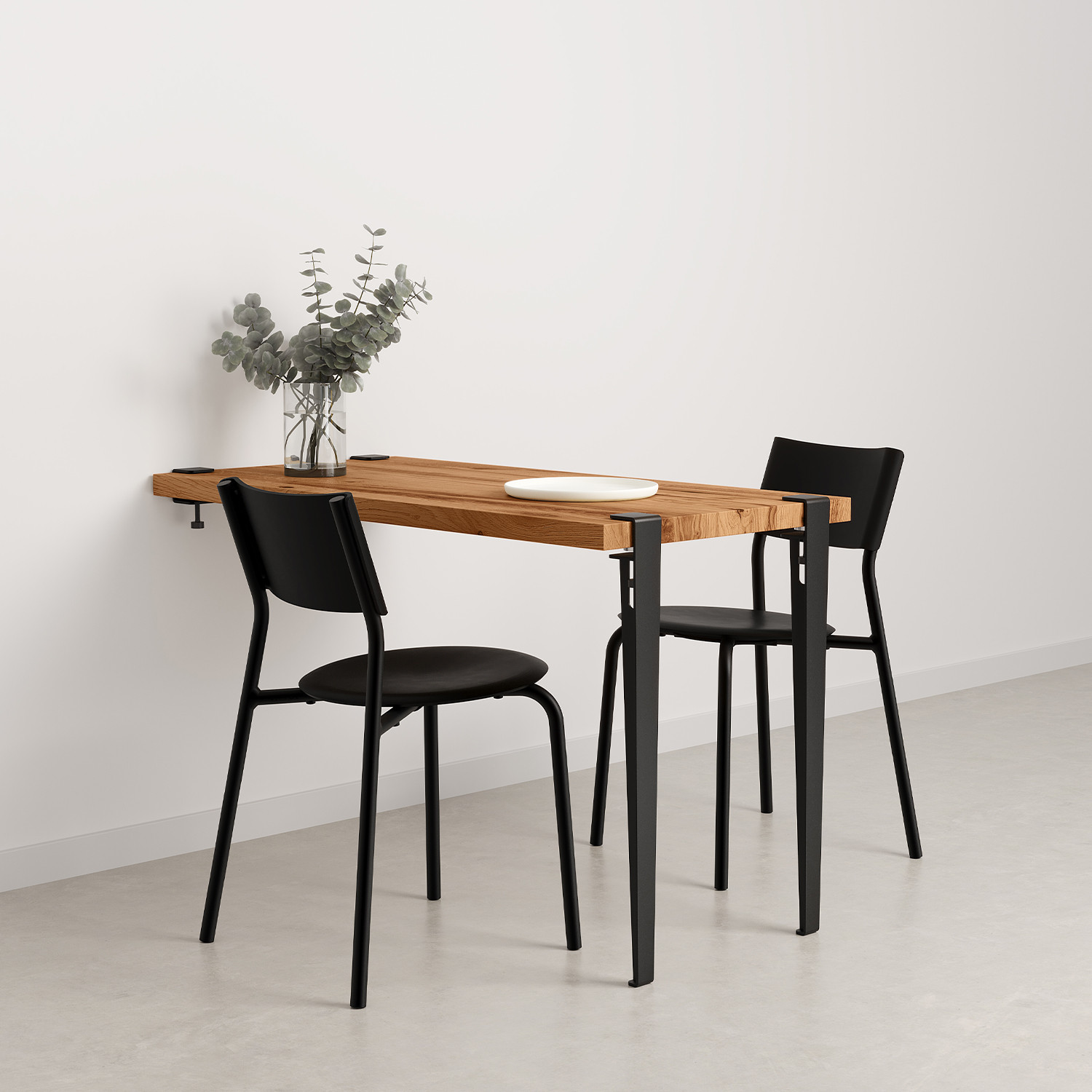 Wall mounted dining table deals and chairs