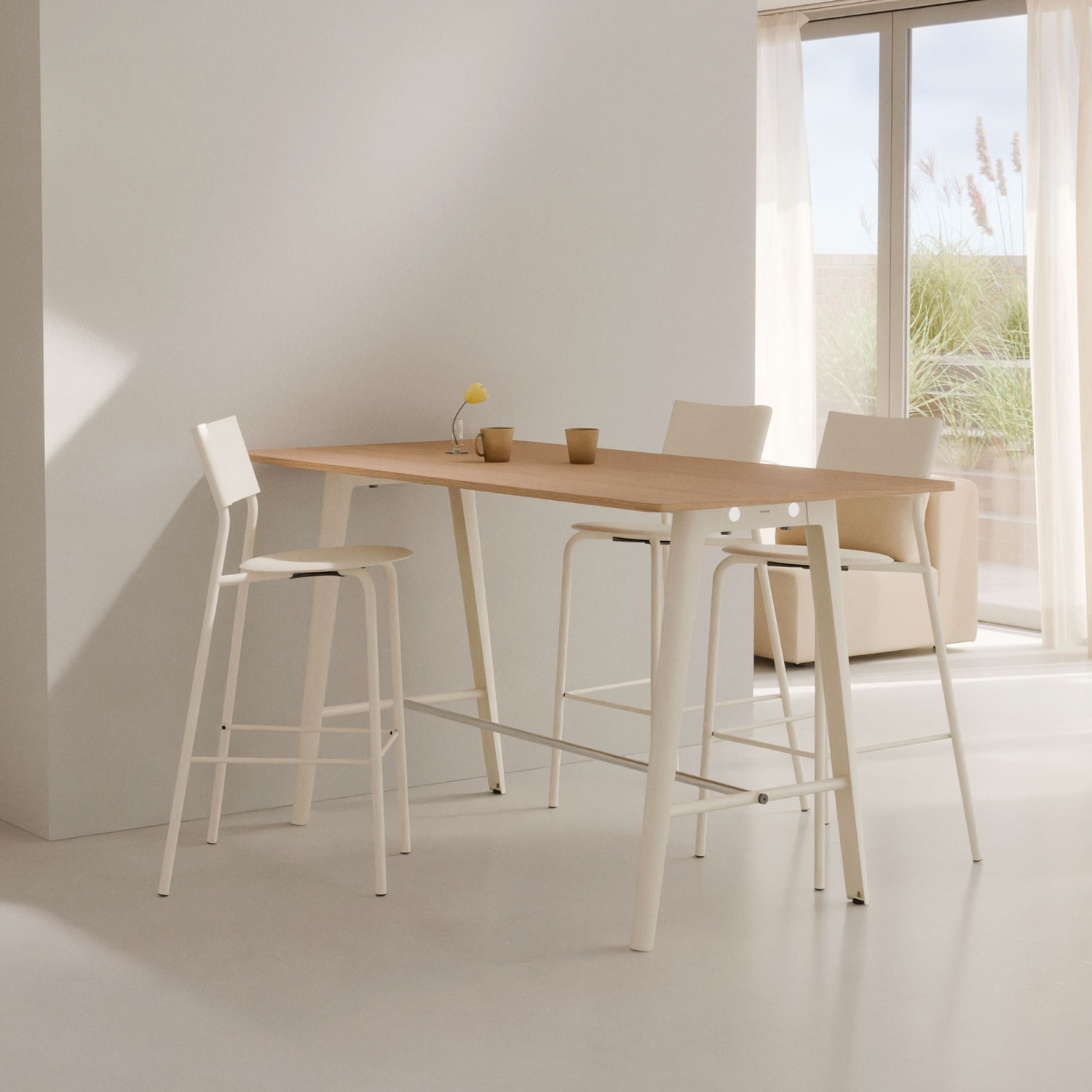 NEW MODERN high table - eco-certified wood