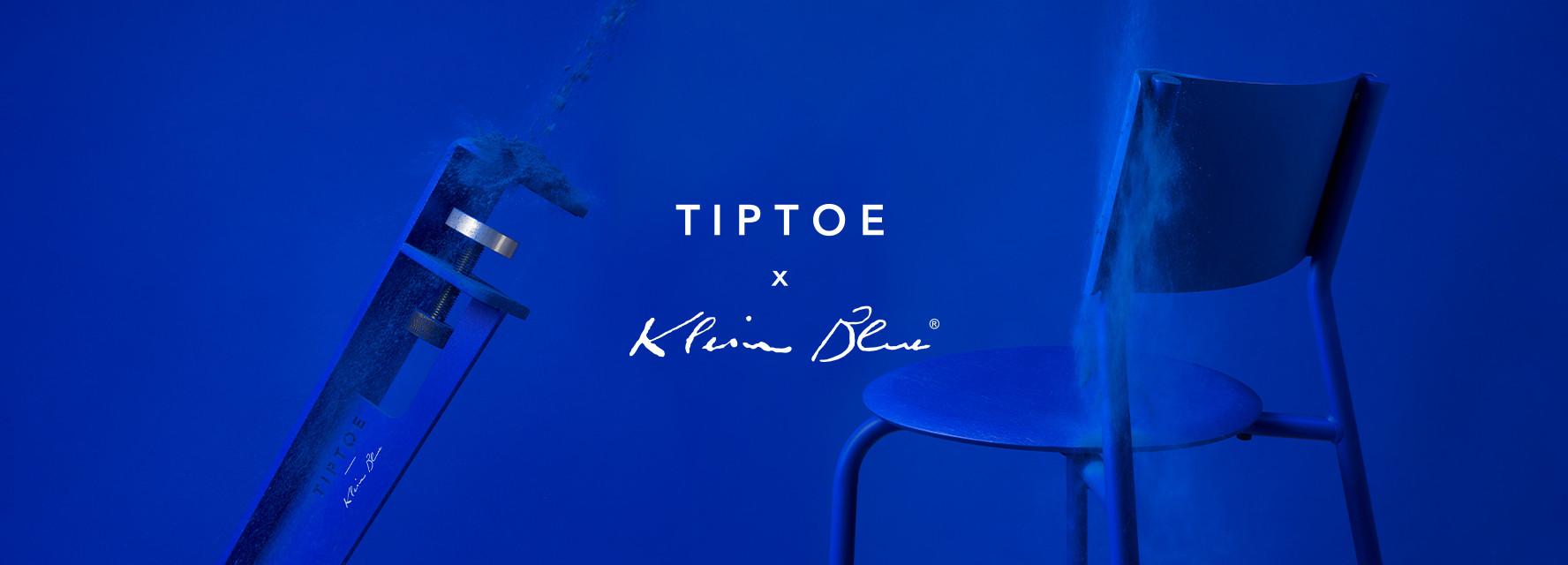 The TIPTOE x Klein Blue collaboration