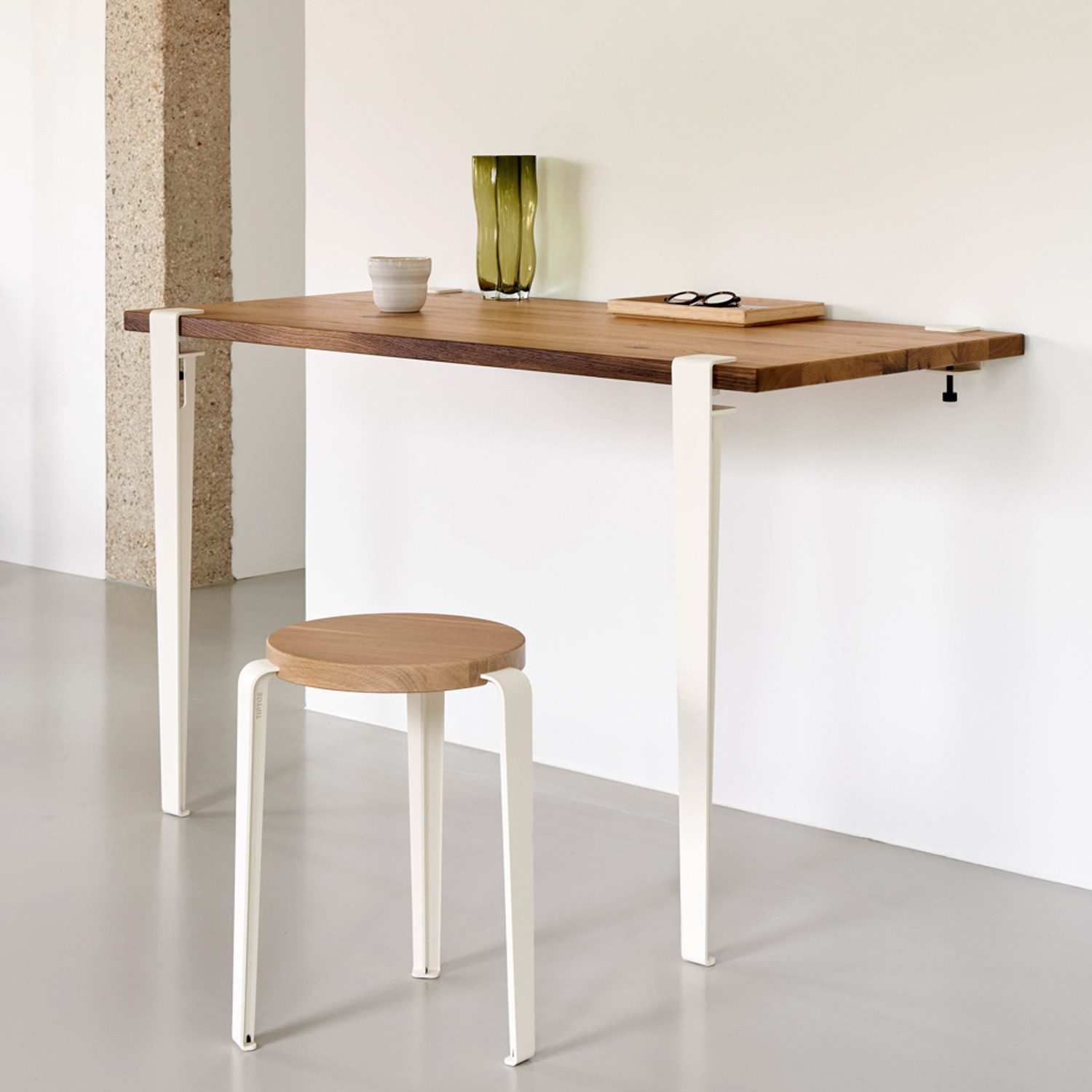 Lot de 4 pieds de table - 75cm