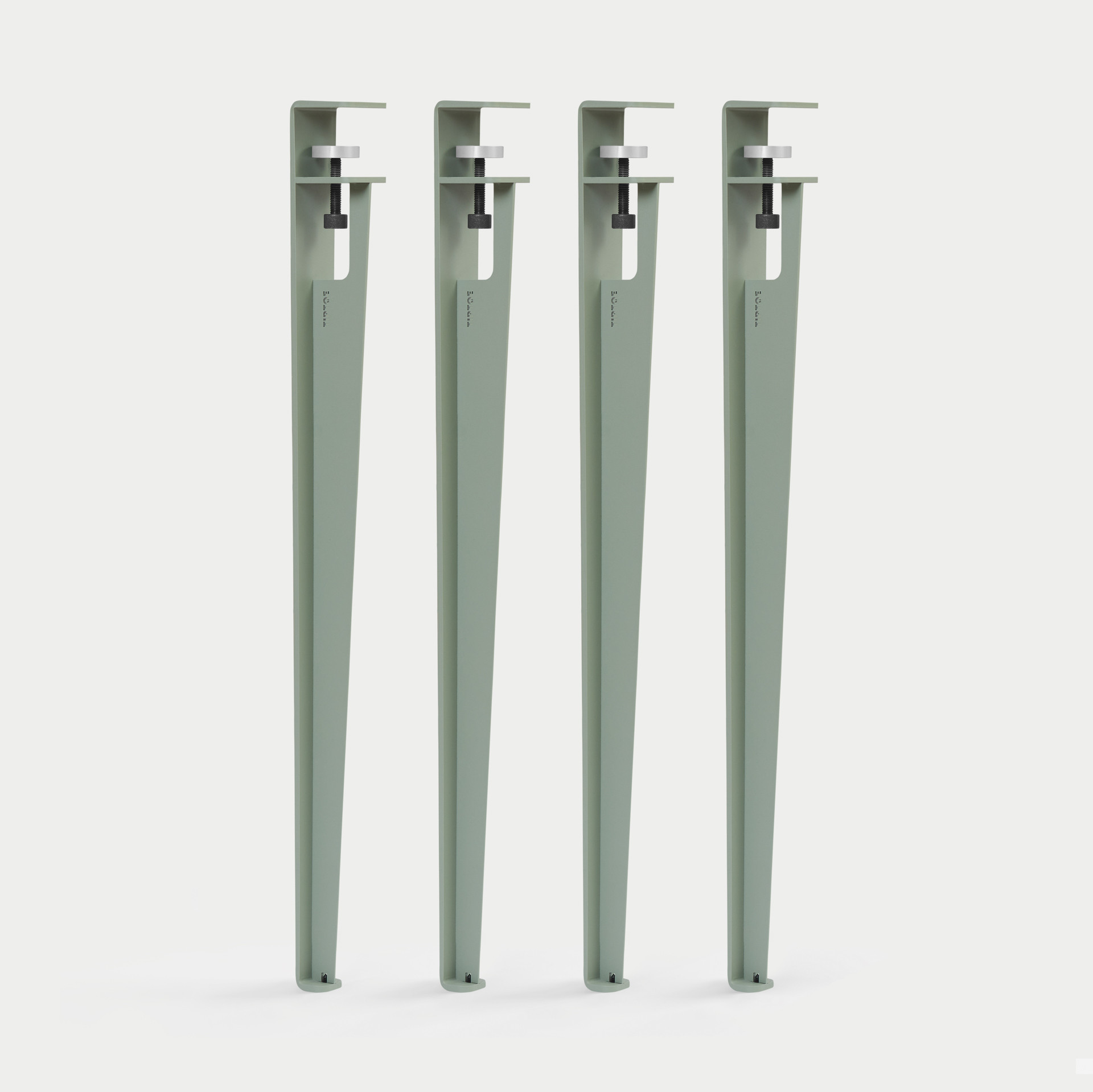 Lot de 4 pieds de table - 75cm