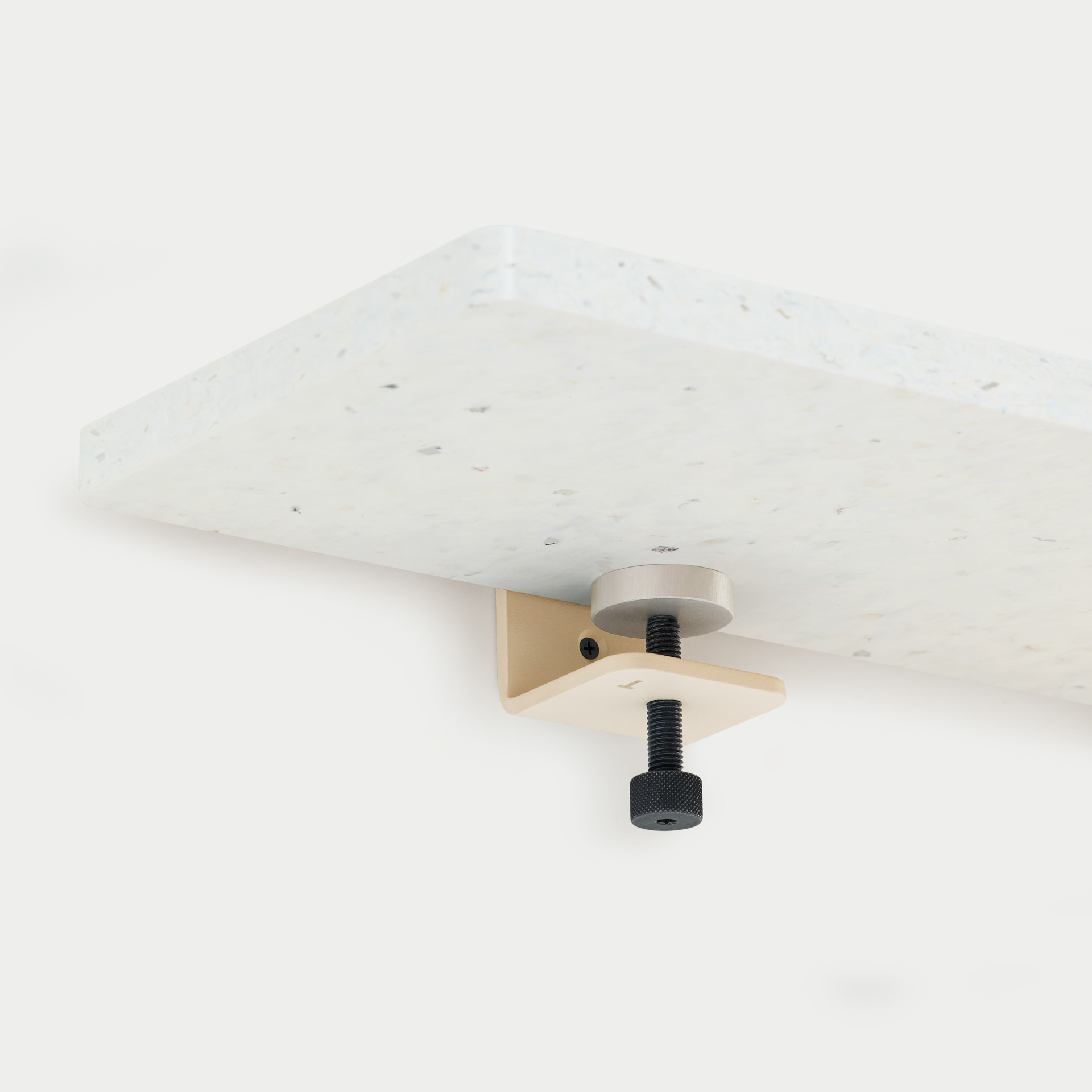 Lot de 3 étagères murales BRACKET - plastique recyclé Venezia - 60 à 150cm