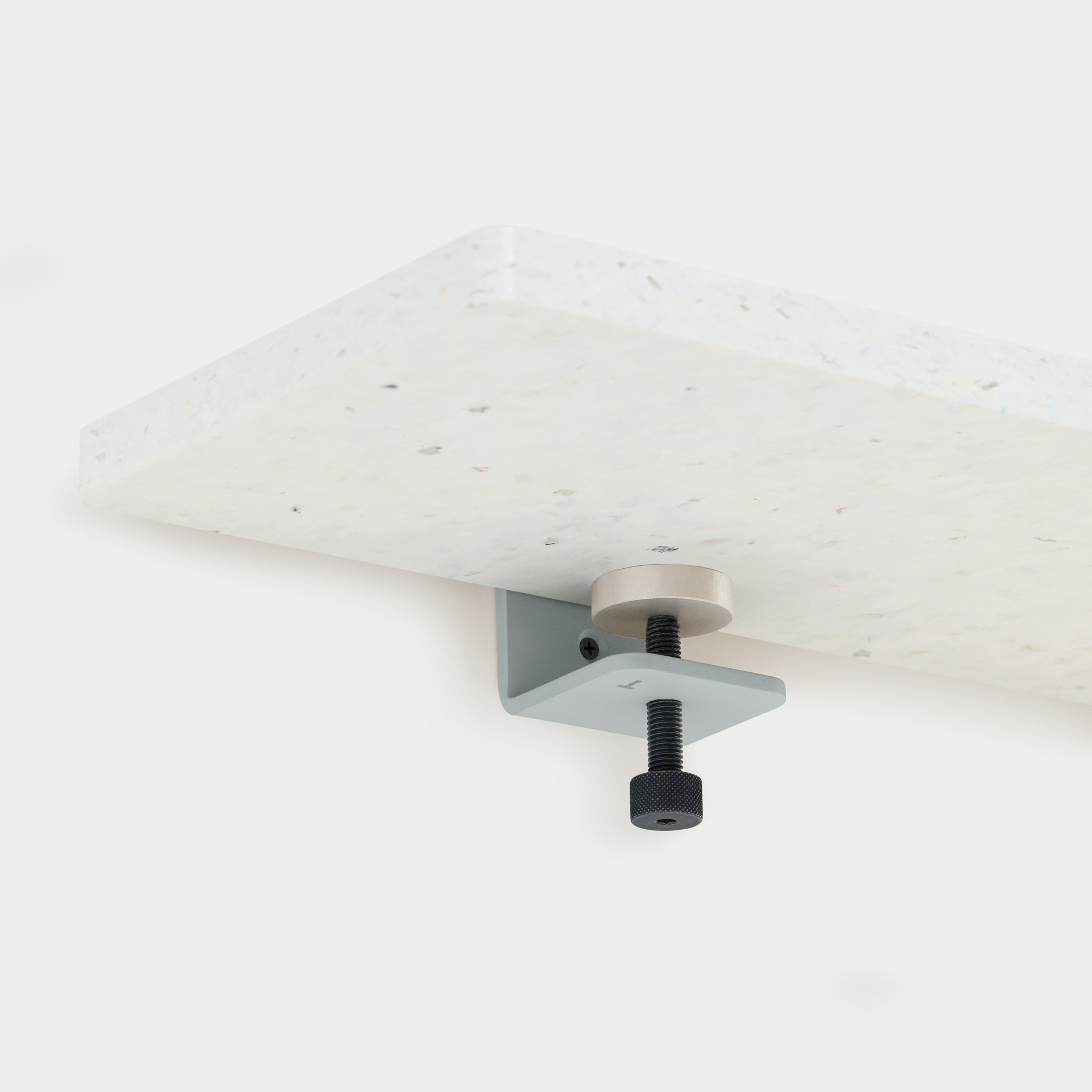 Lot de 3 étagères murales BRACKET - plastique recyclé Venezia - 60 à 150cm