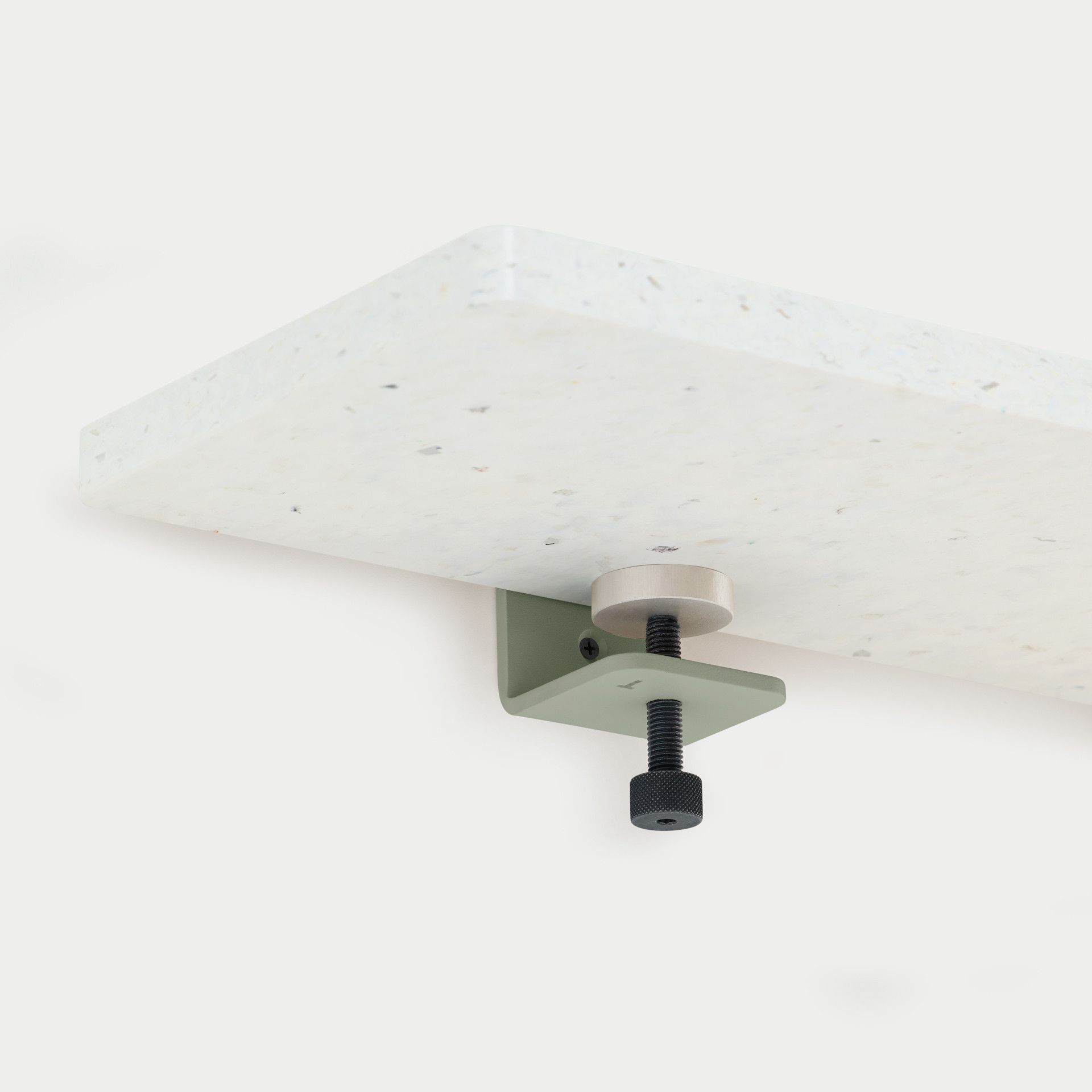 Lot de 3 étagères murales BRACKET - plastique recyclé Venezia - 60 à 150cm