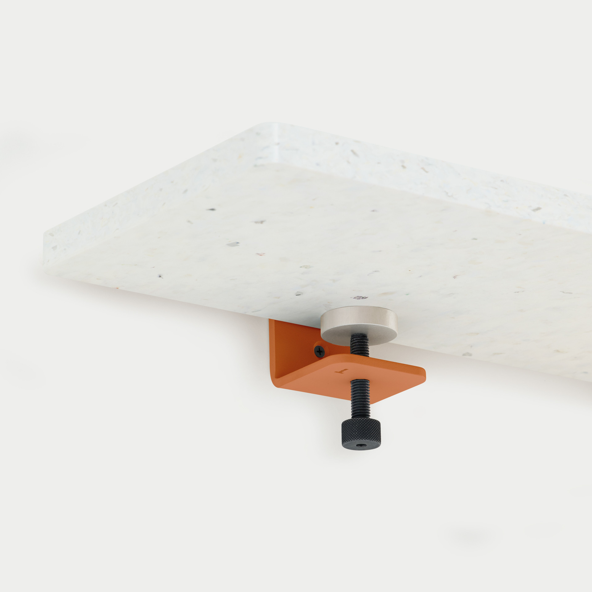 Lot de 3 étagères murales BRACKET - plastique recyclé Venezia - 60 à 150cm