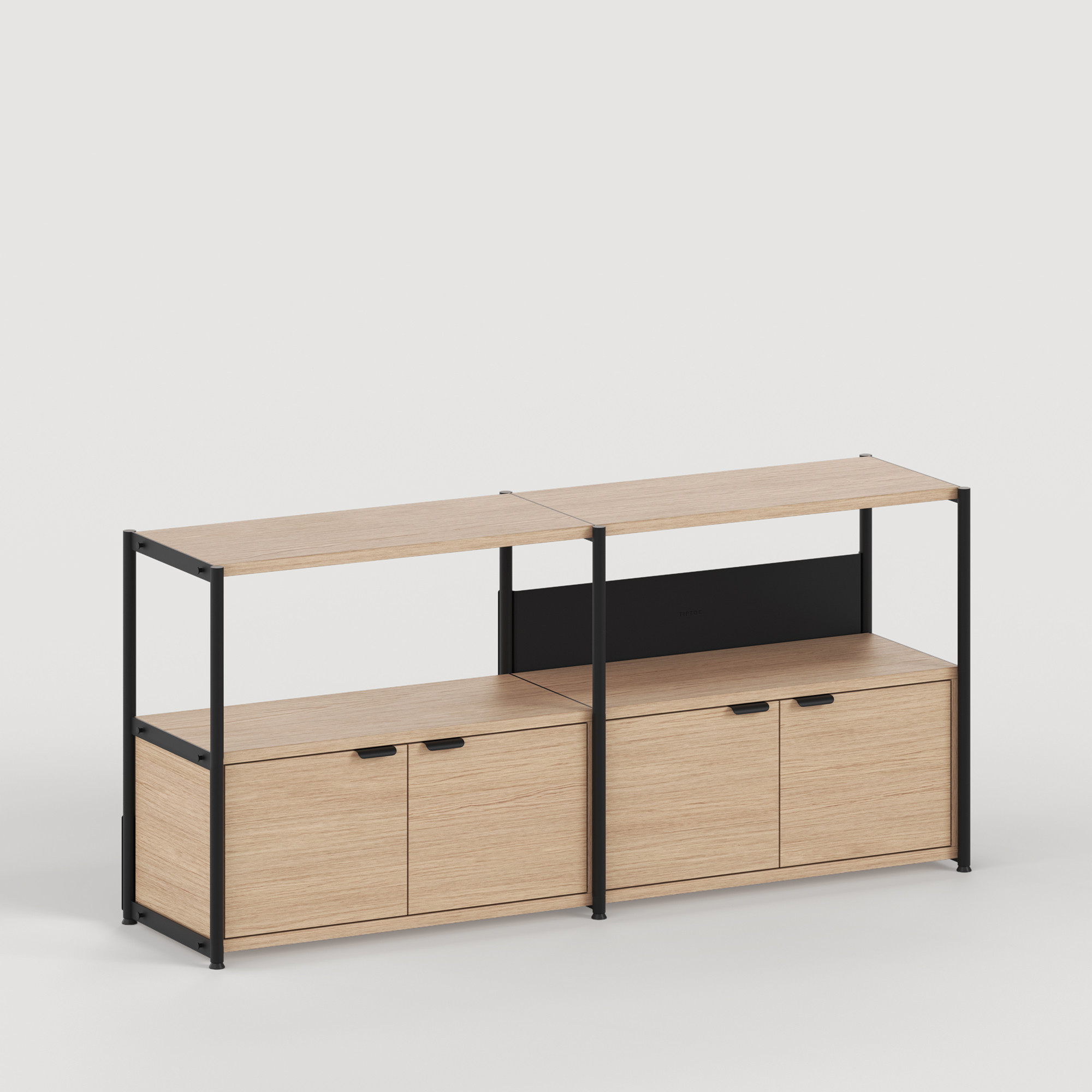 UNIT shelf - H75 to 85 x W160cm - eco-certified wood