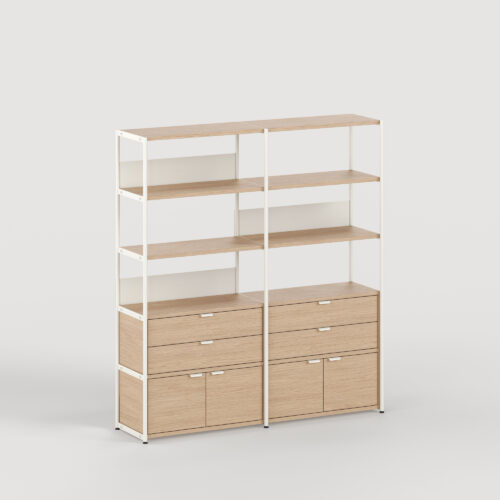 Etagère UNIT - H180 x L164cm - bois éco-certifié