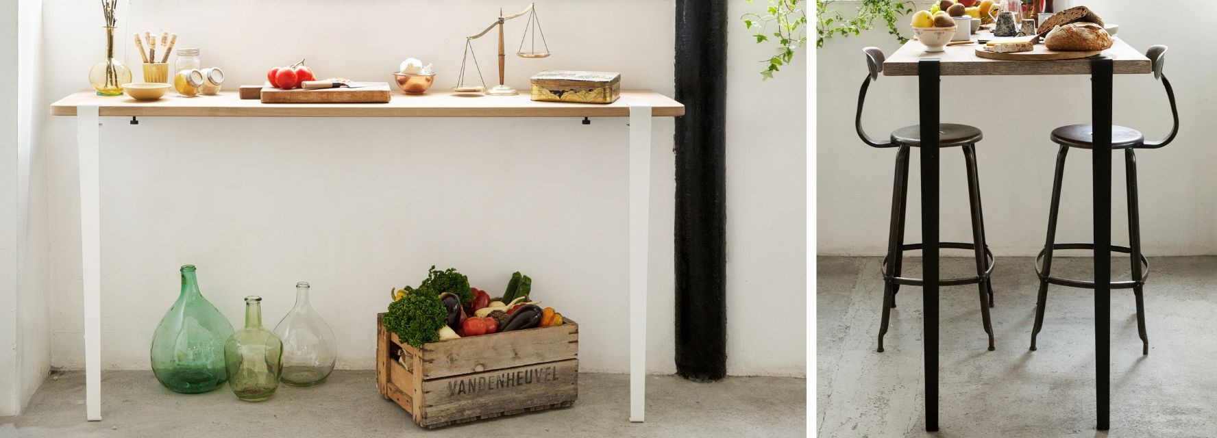 Pieds de table haute - TIPTOE