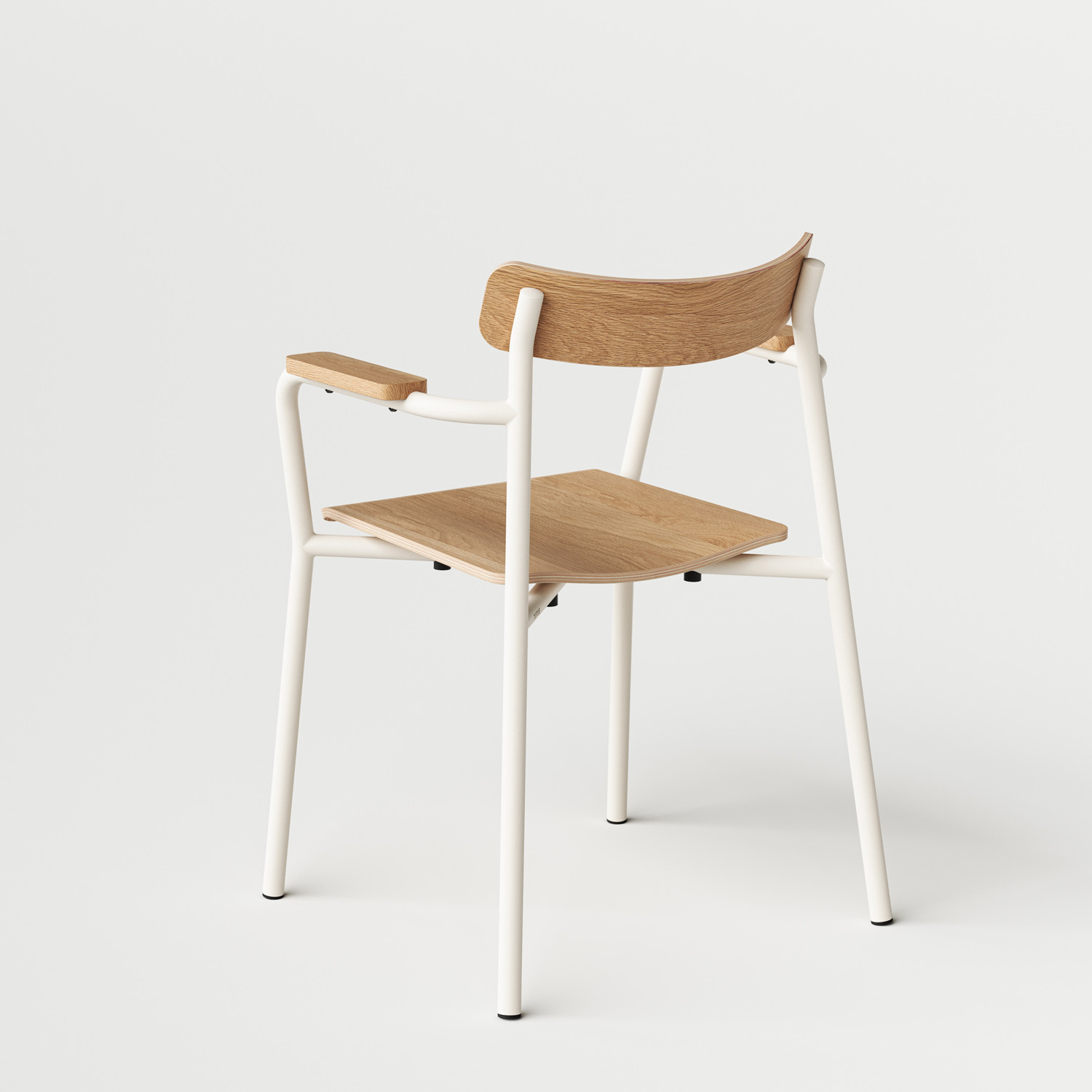 Chaise ÉTUDE avec accoudoirs - bois éco-certifié