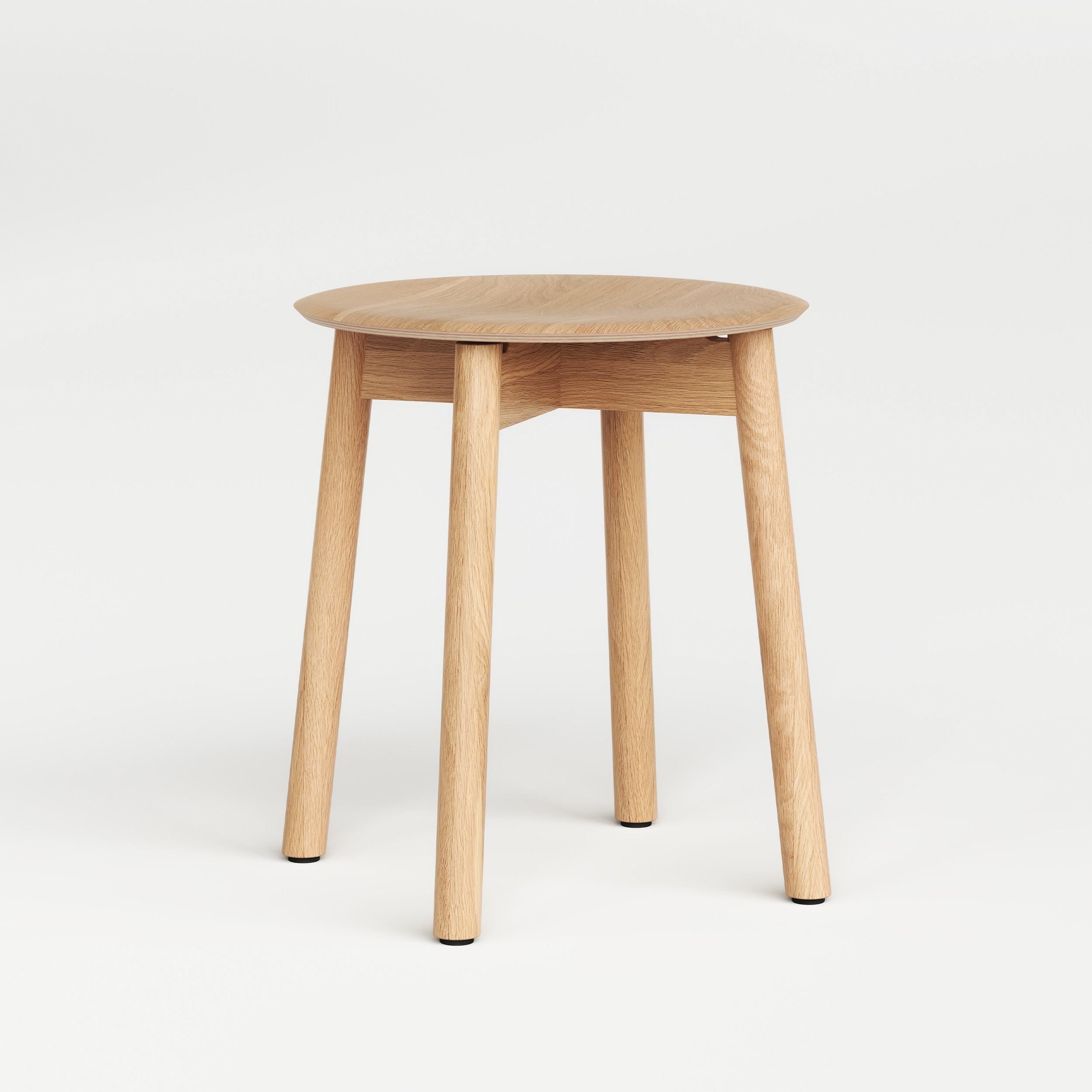 Tabouret En Bois Massif, Tabouret Rond Rétro, Tabouret Bas Pour La Maison, Banc Mobile, Petite Chaise