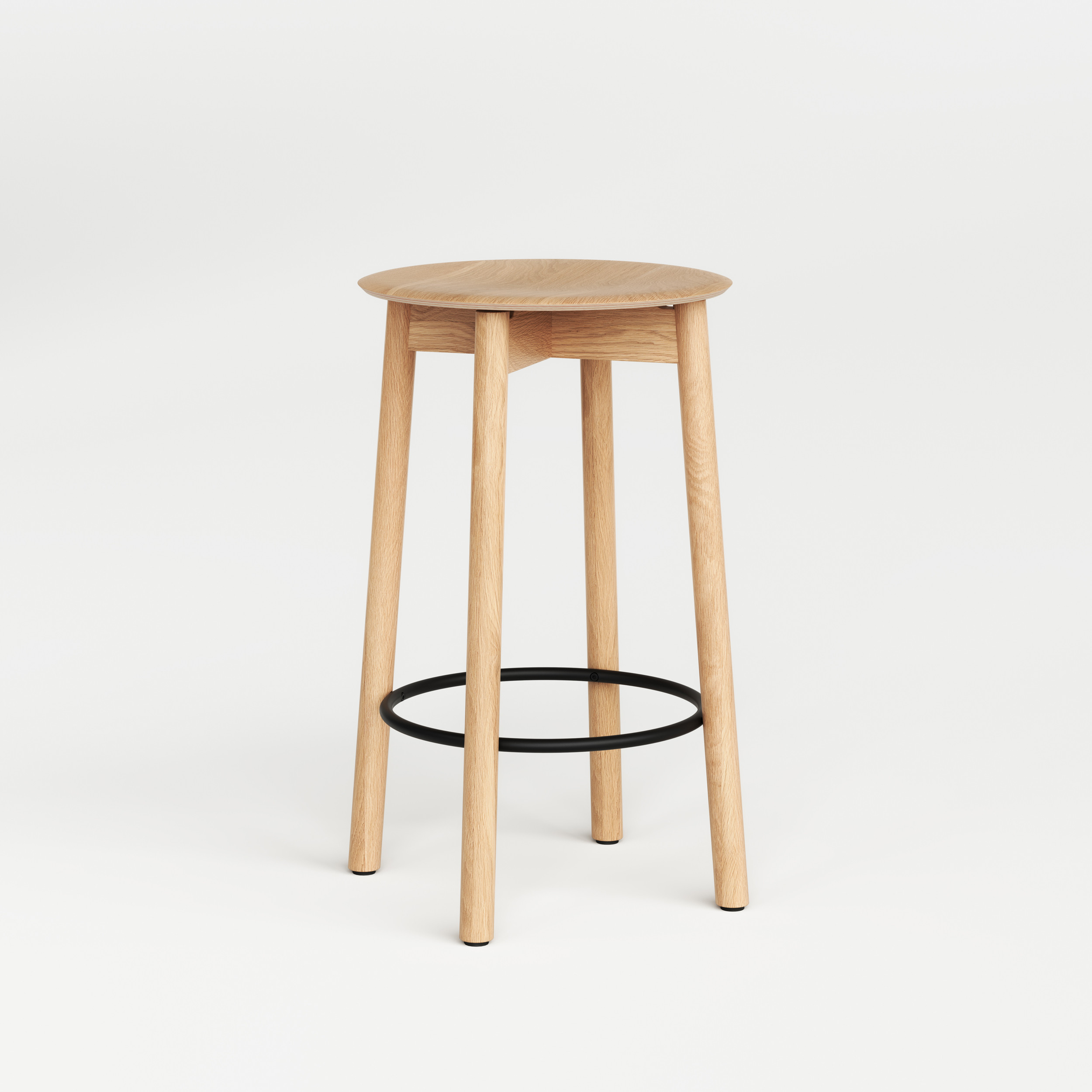 Tabouret de bar SSD full wood - bois éco-certifié