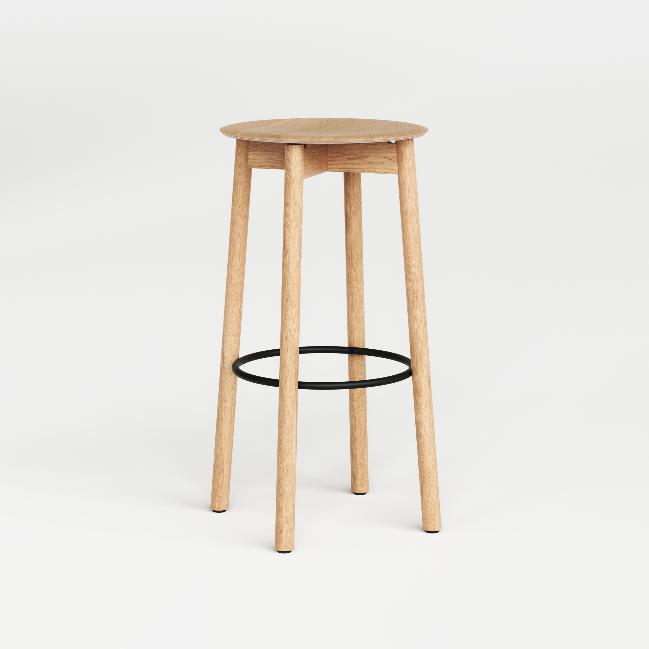 Tabouret de bar SSD full wood - bois éco-certifié