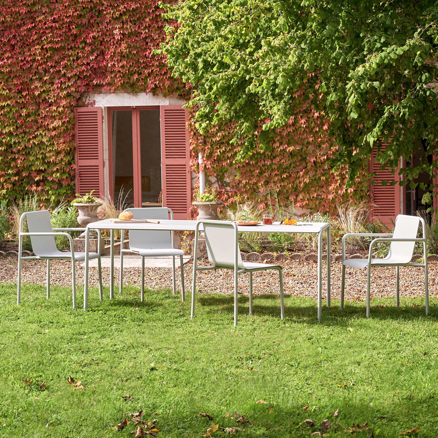 Chaise de jardin PANORAMA - acier thermolaqué