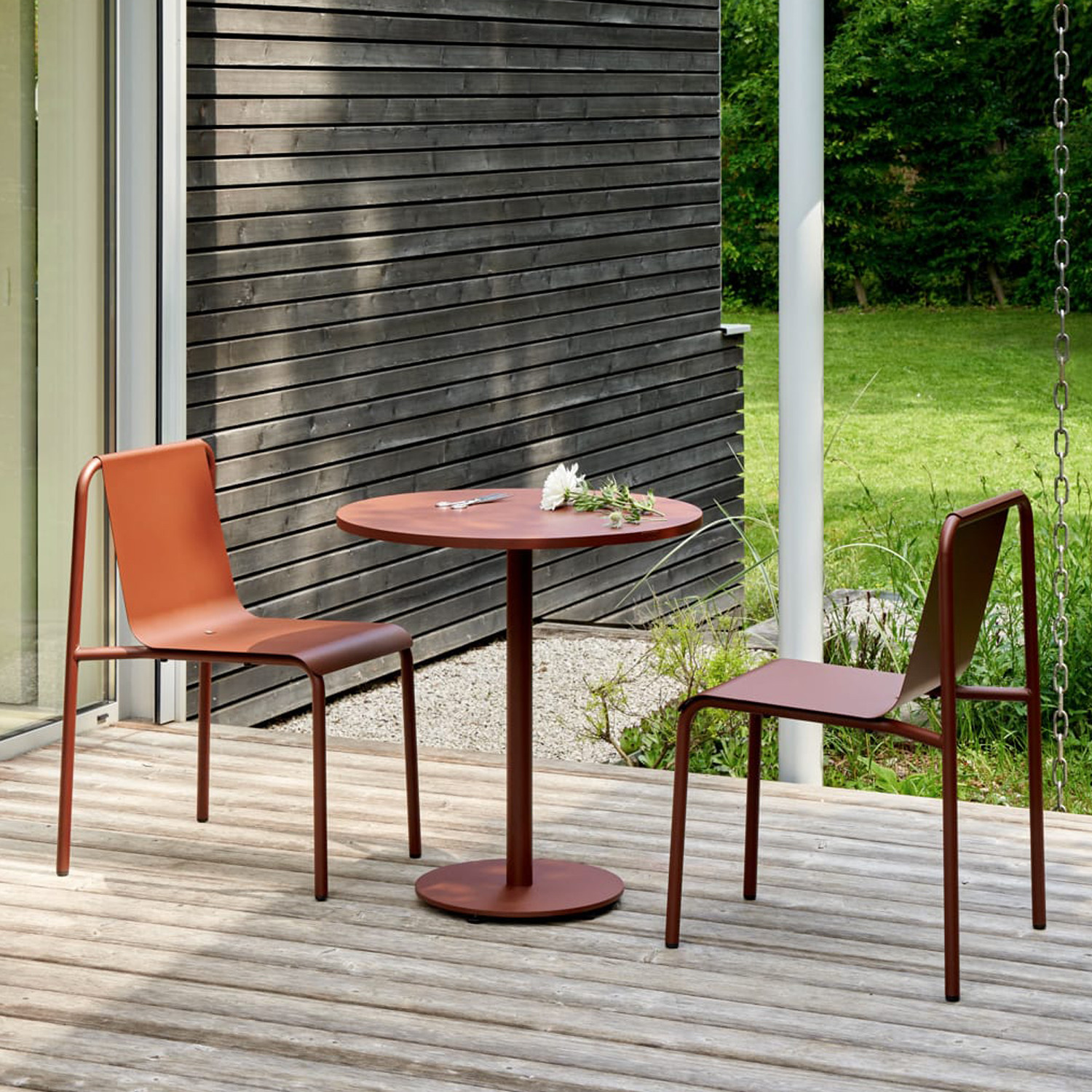 Chaise de jardin PANORAMA - acier thermolaqué