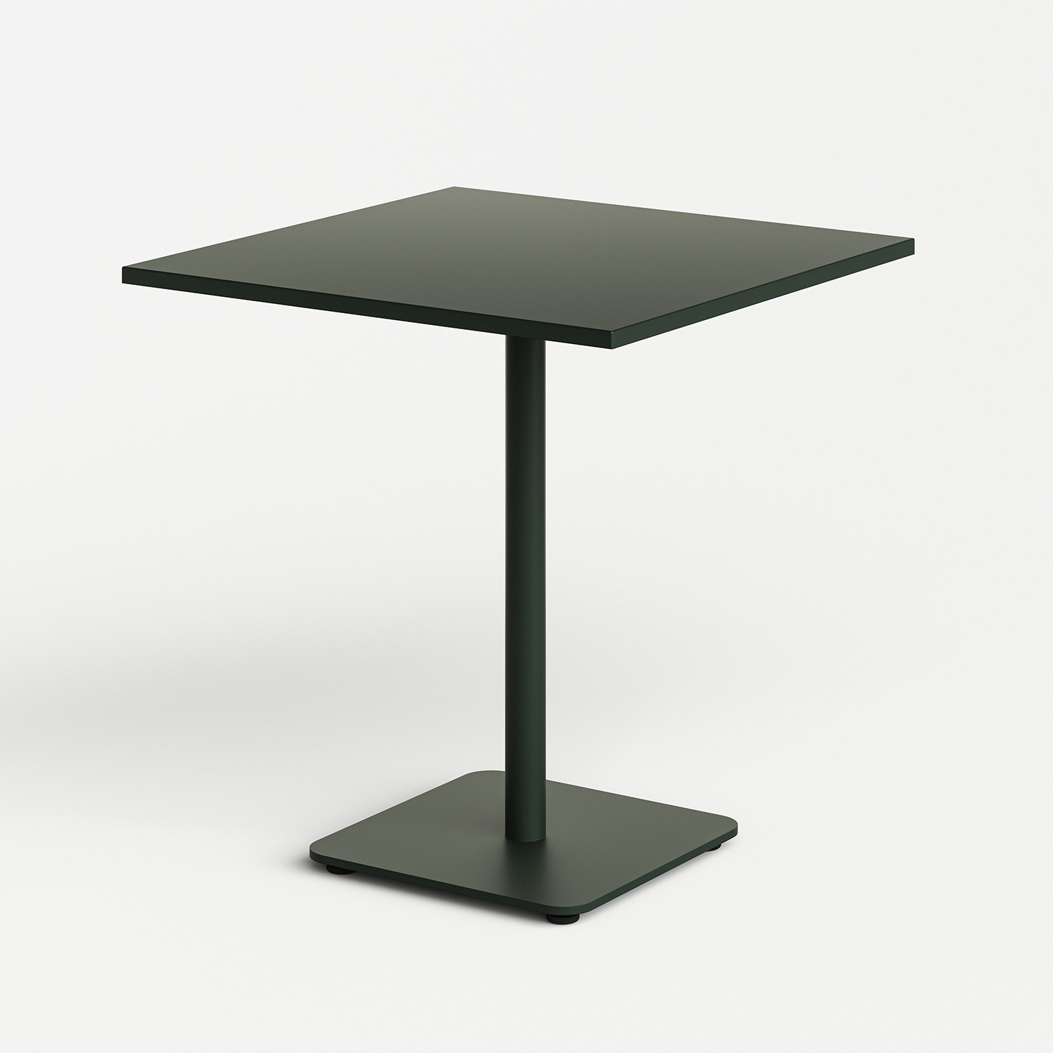 MOKA outdoor bistro table in powder-coated steel