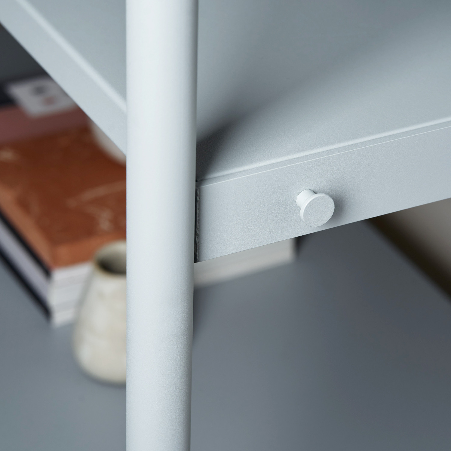 Etagère bureau UNIT - H180 à 215 x  L164cm - acier thermolaqué