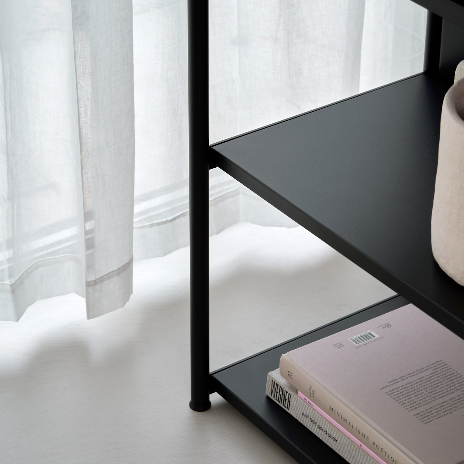 Etagère bureau UNIT - H180 à 215 x  L164cm - acier thermolaqué