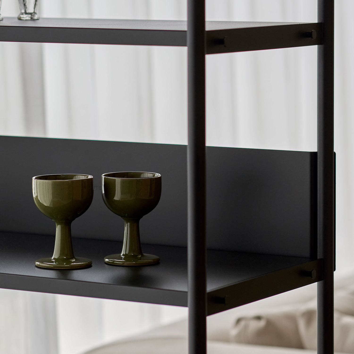 Etagère UNIT - H180 à 215 x  L244cm - acier thermolaqué