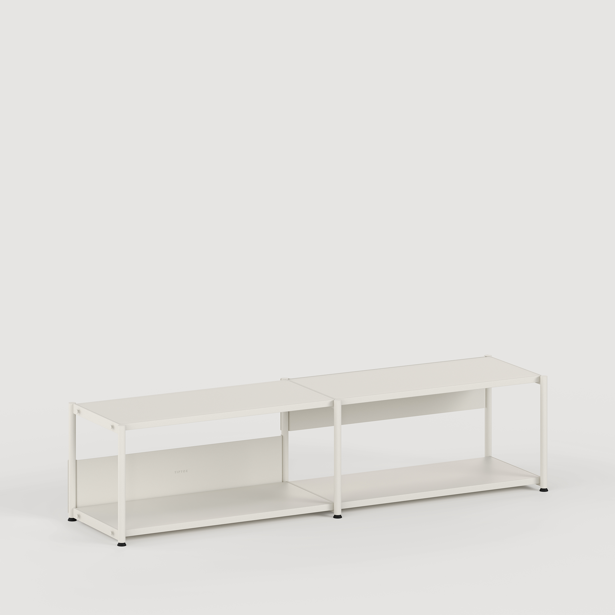 Etagère UNIT - H40 à 50 x  L164cm - acier thermolaqué
