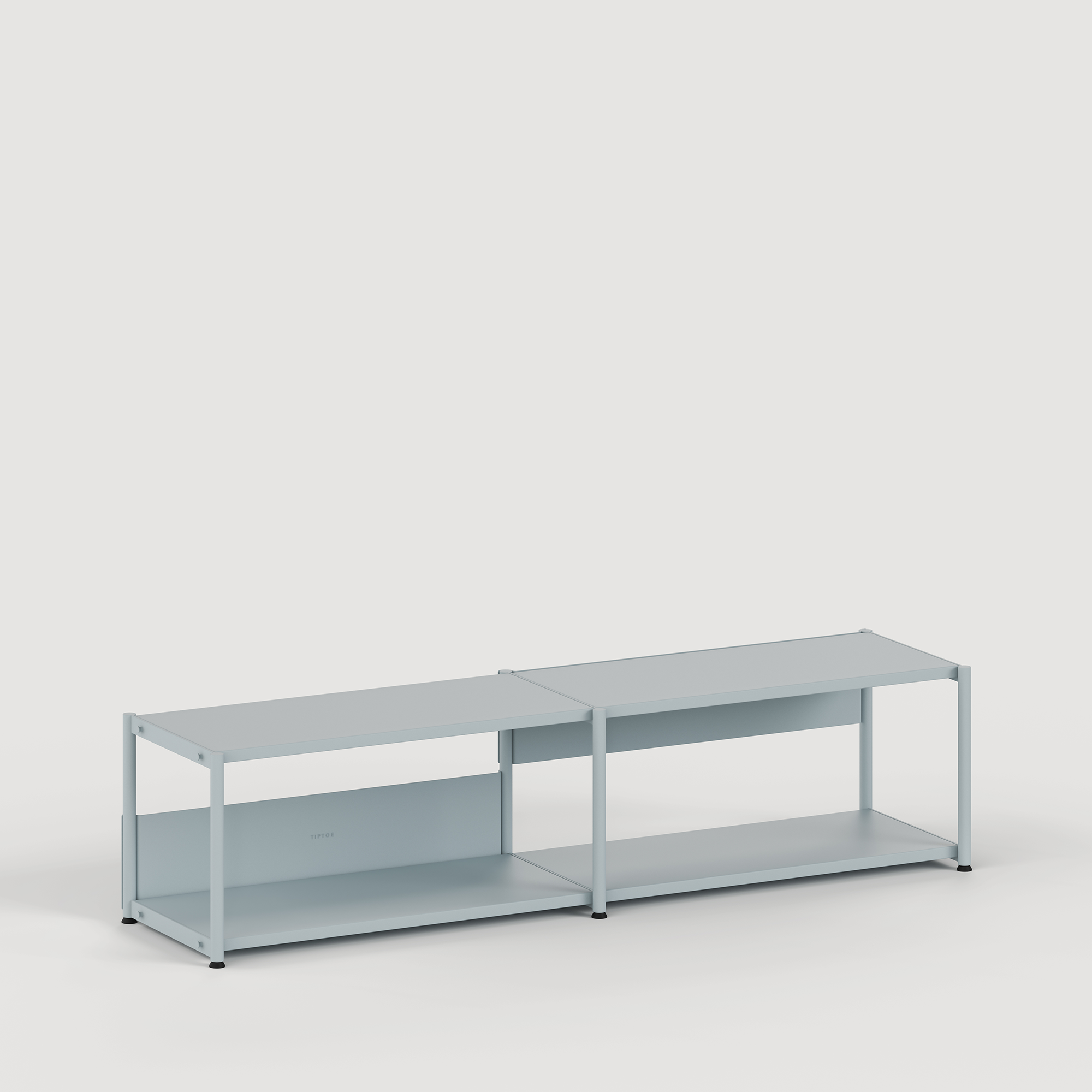 Etagère UNIT - H40 à 50 x  L164cm - acier thermolaqué