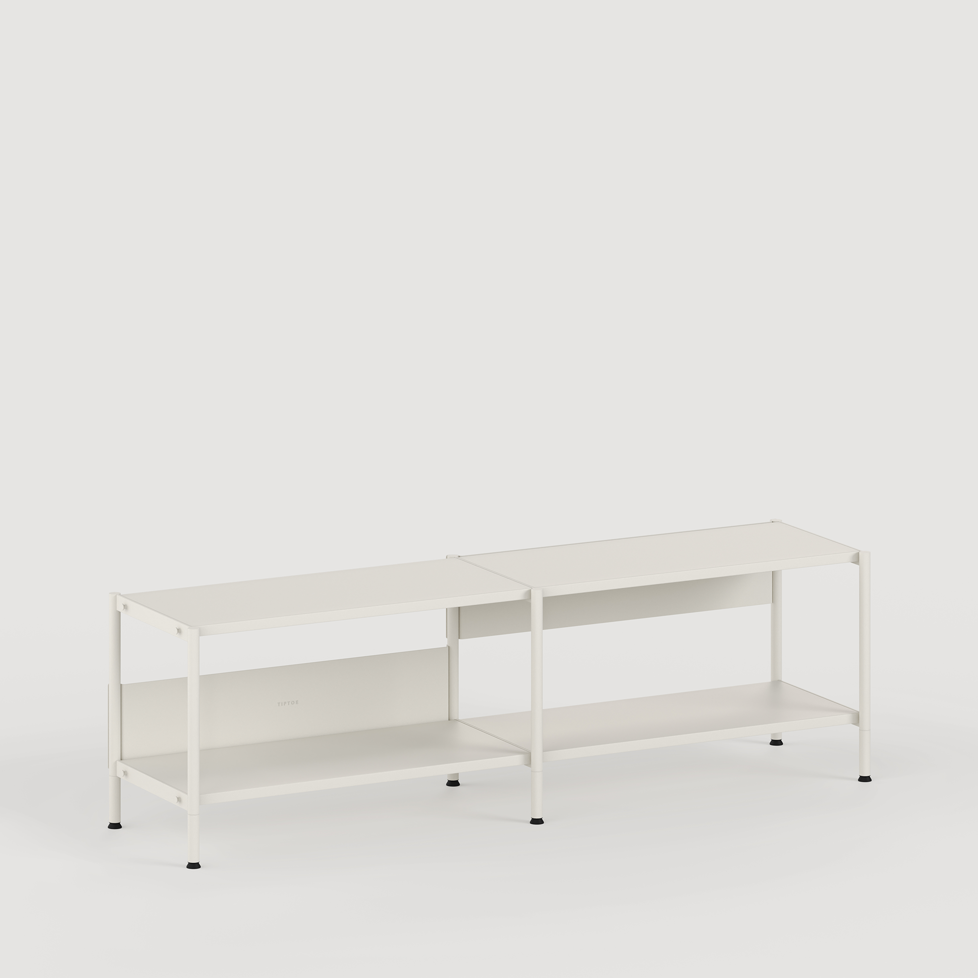 Etagère UNIT - H40 à 50 x  L164cm - acier thermolaqué