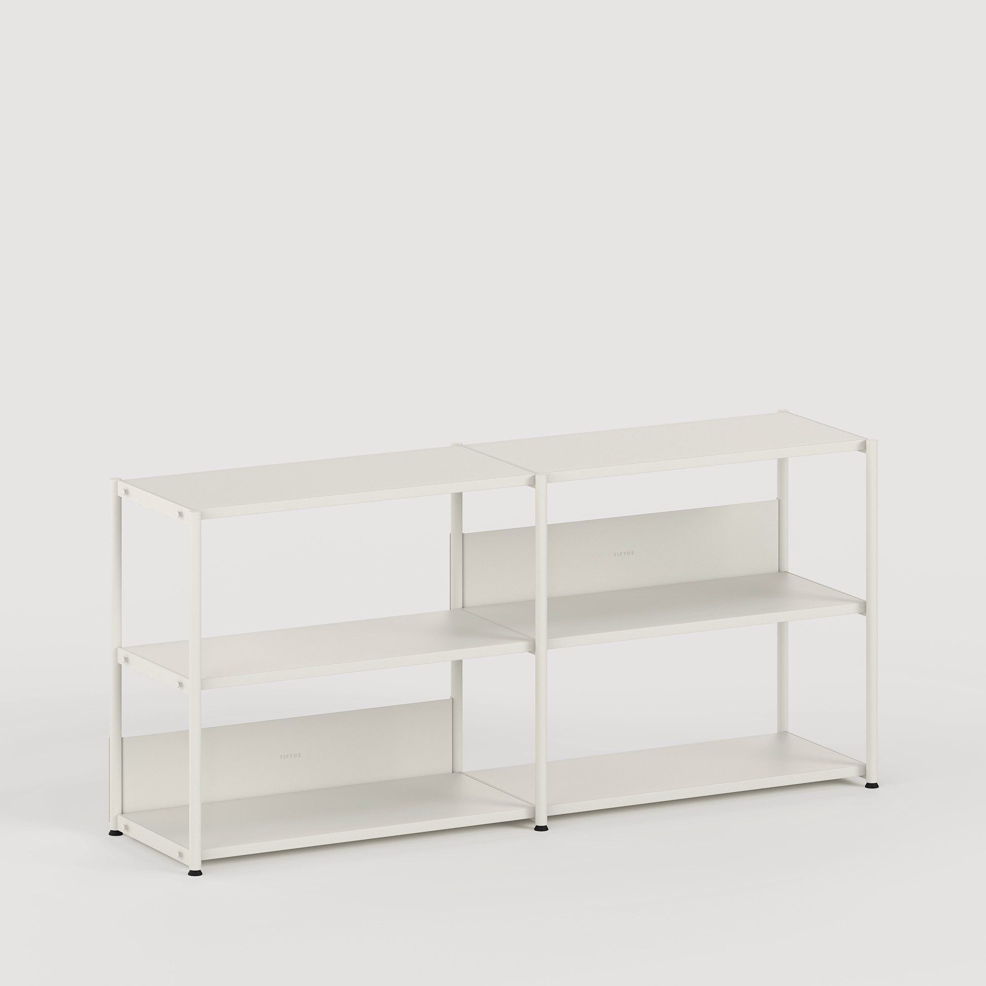Etagère UNIT - H75 à 85 x  L164cm - acier thermolaqué