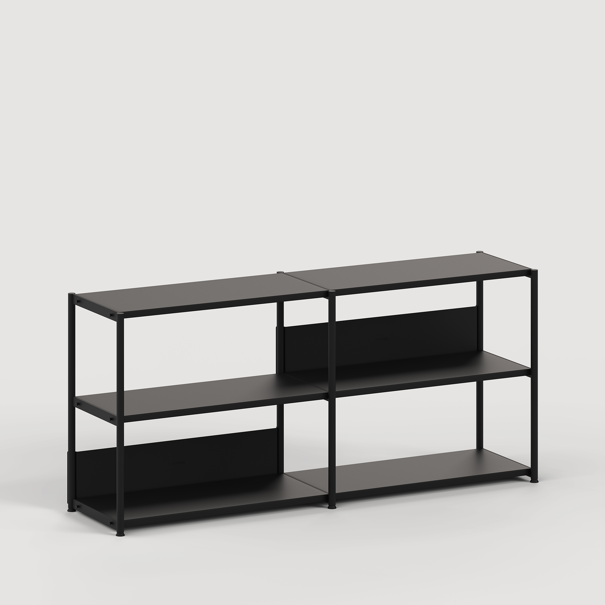 Etagère UNIT - H75 à 85 x  L164cm - acier thermolaqué