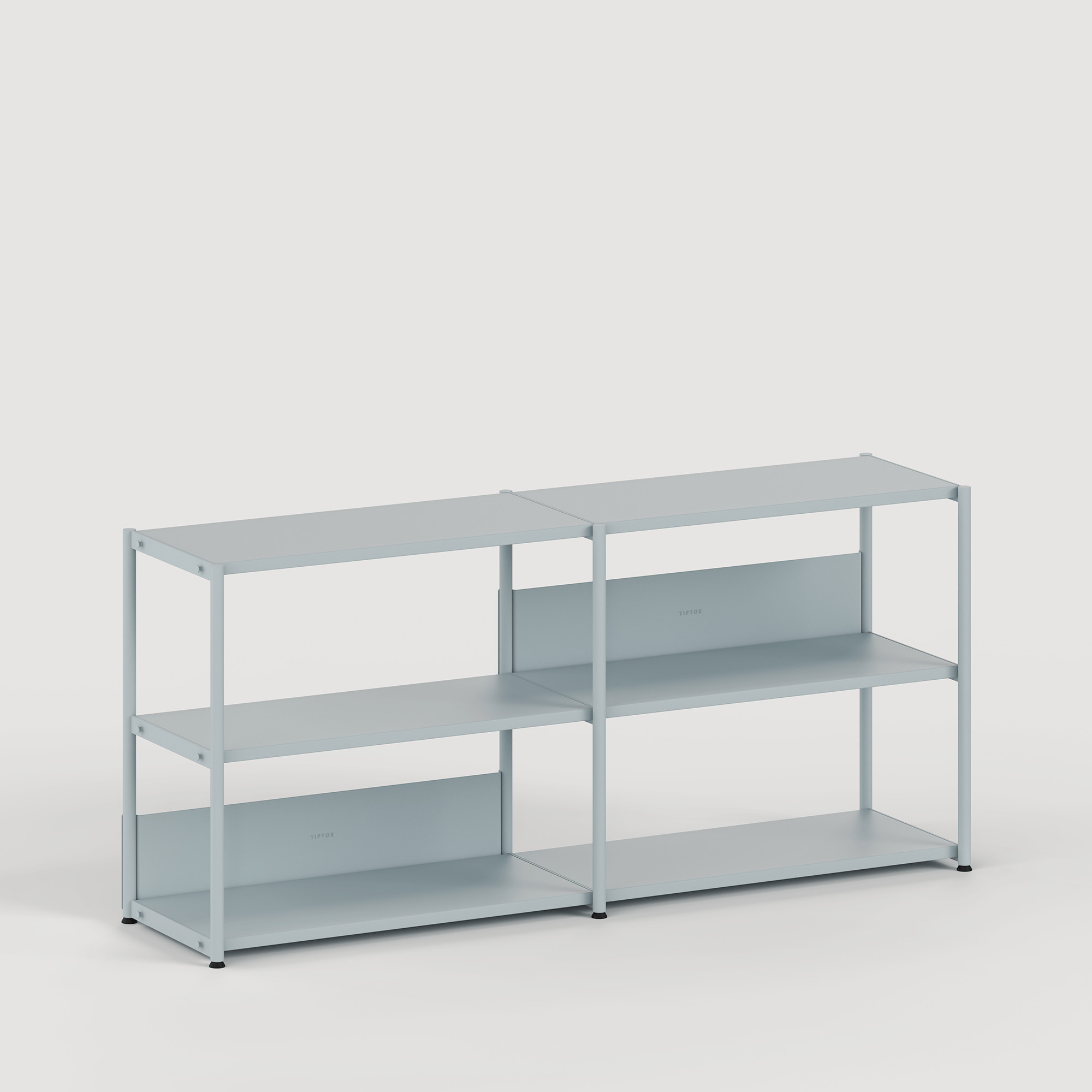 Etagère UNIT - H75 à 85 x  L164cm - acier thermolaqué
