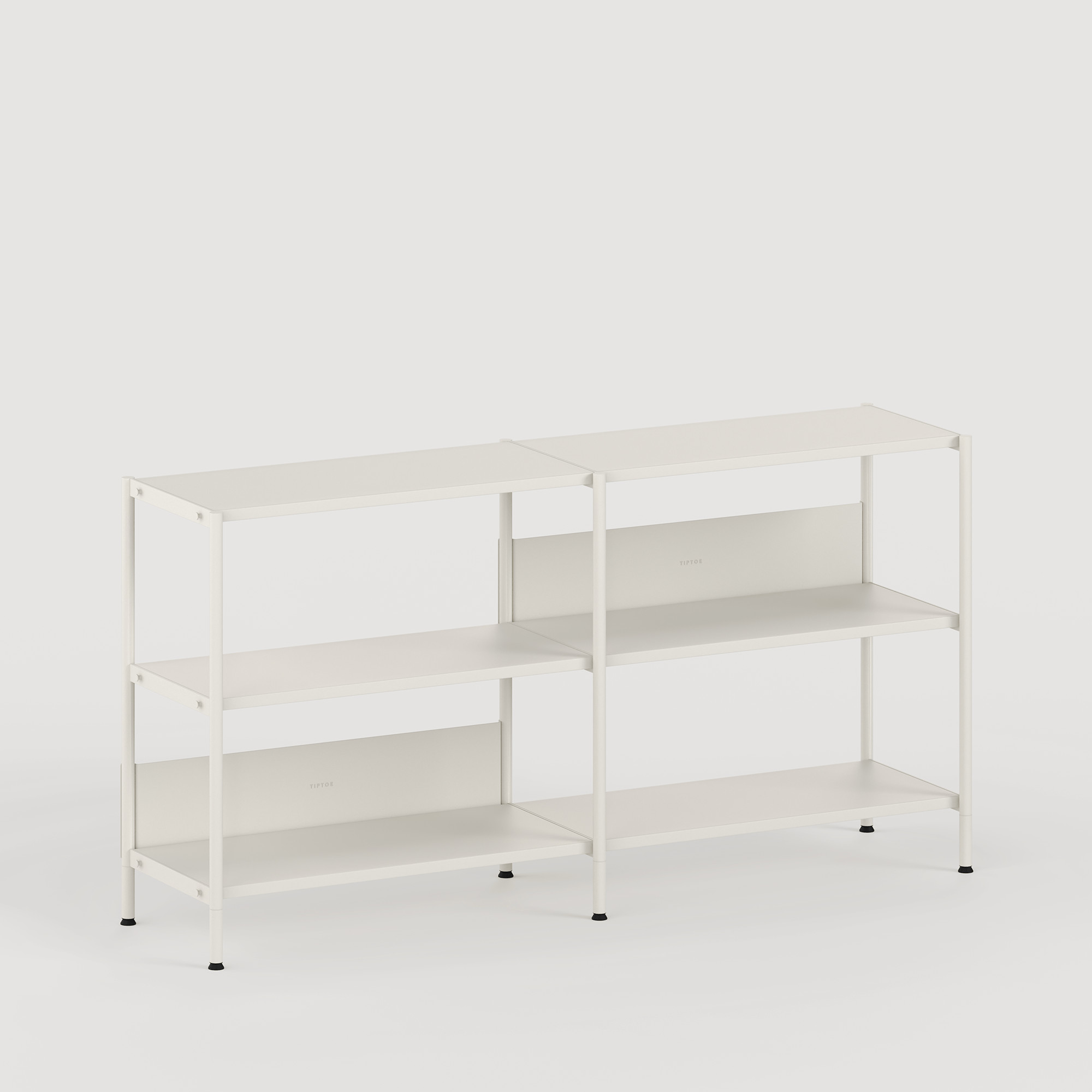 Etagère UNIT - H75 à 85 x  L164cm - acier thermolaqué