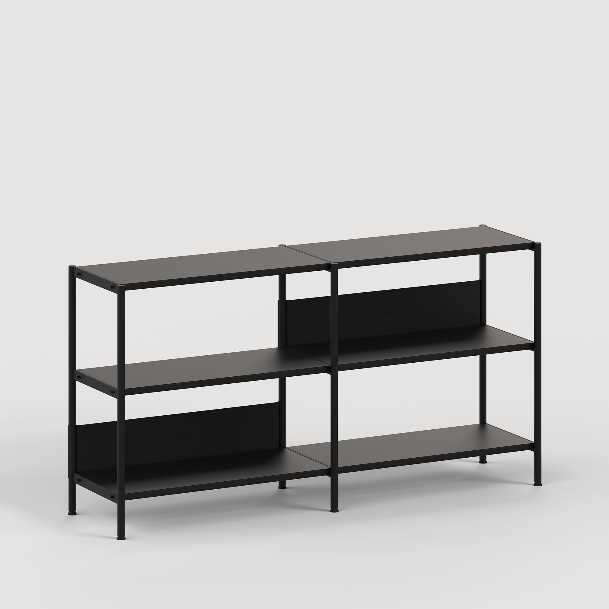 Etagère UNIT - H75 à 85 x  L164cm - acier thermolaqué