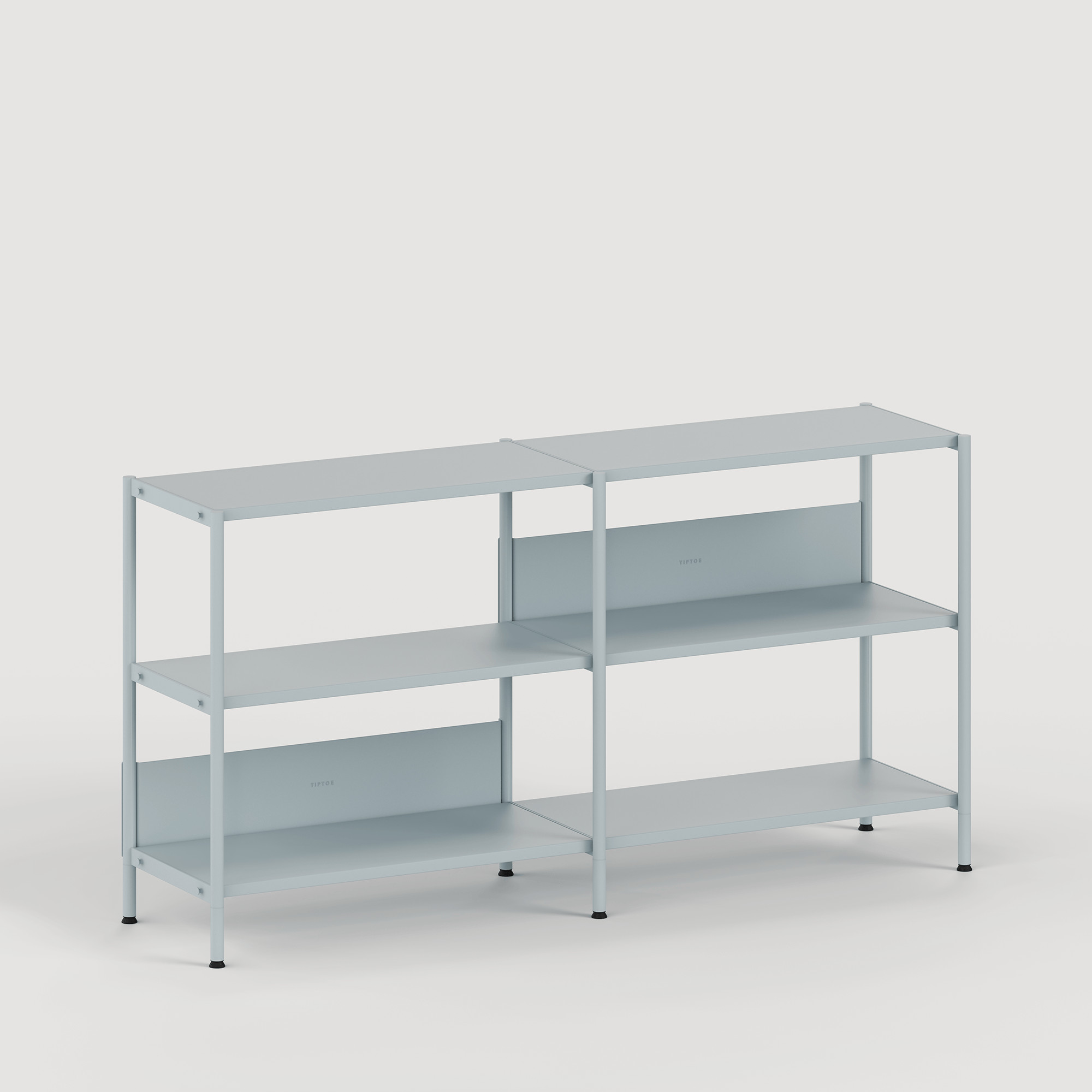 Etagère UNIT - H75 à 85 x  L164cm - acier thermolaqué