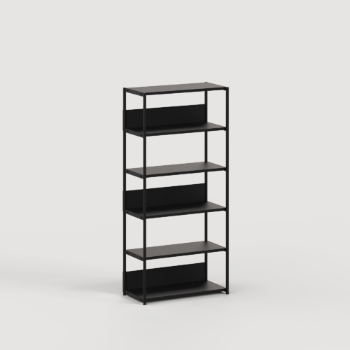 Etagère UNIT - H180 à 215 x L84cm - acier thermolaqué