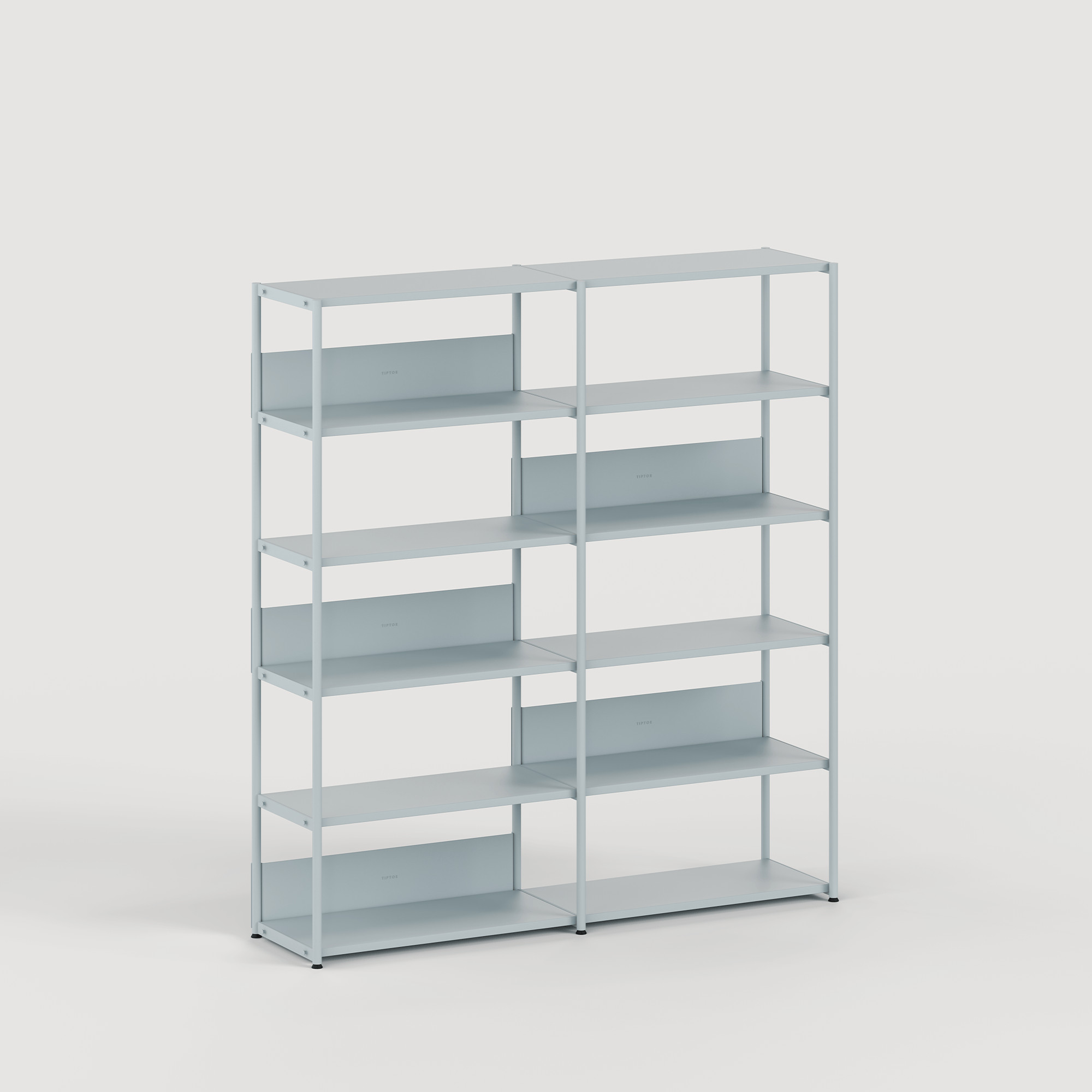 Etagère UNIT - H180 à 215 x  L164cm - acier thermolaqué