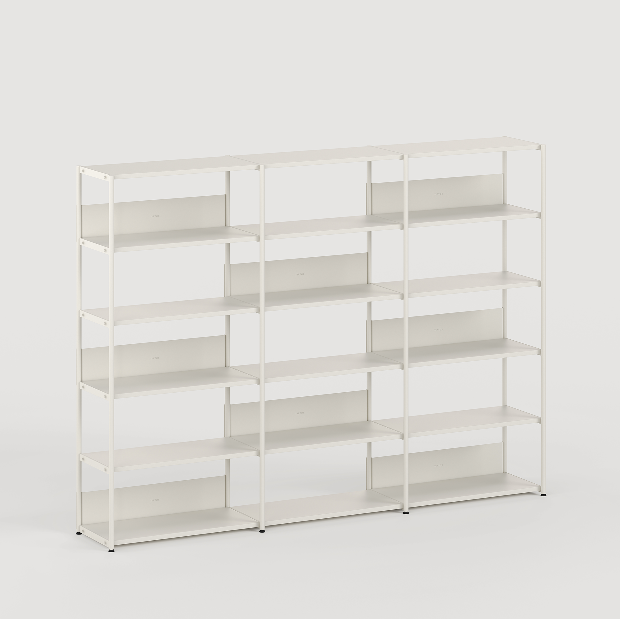 Etagère UNIT - H180 à 215 x  L244cm - acier thermolaqué