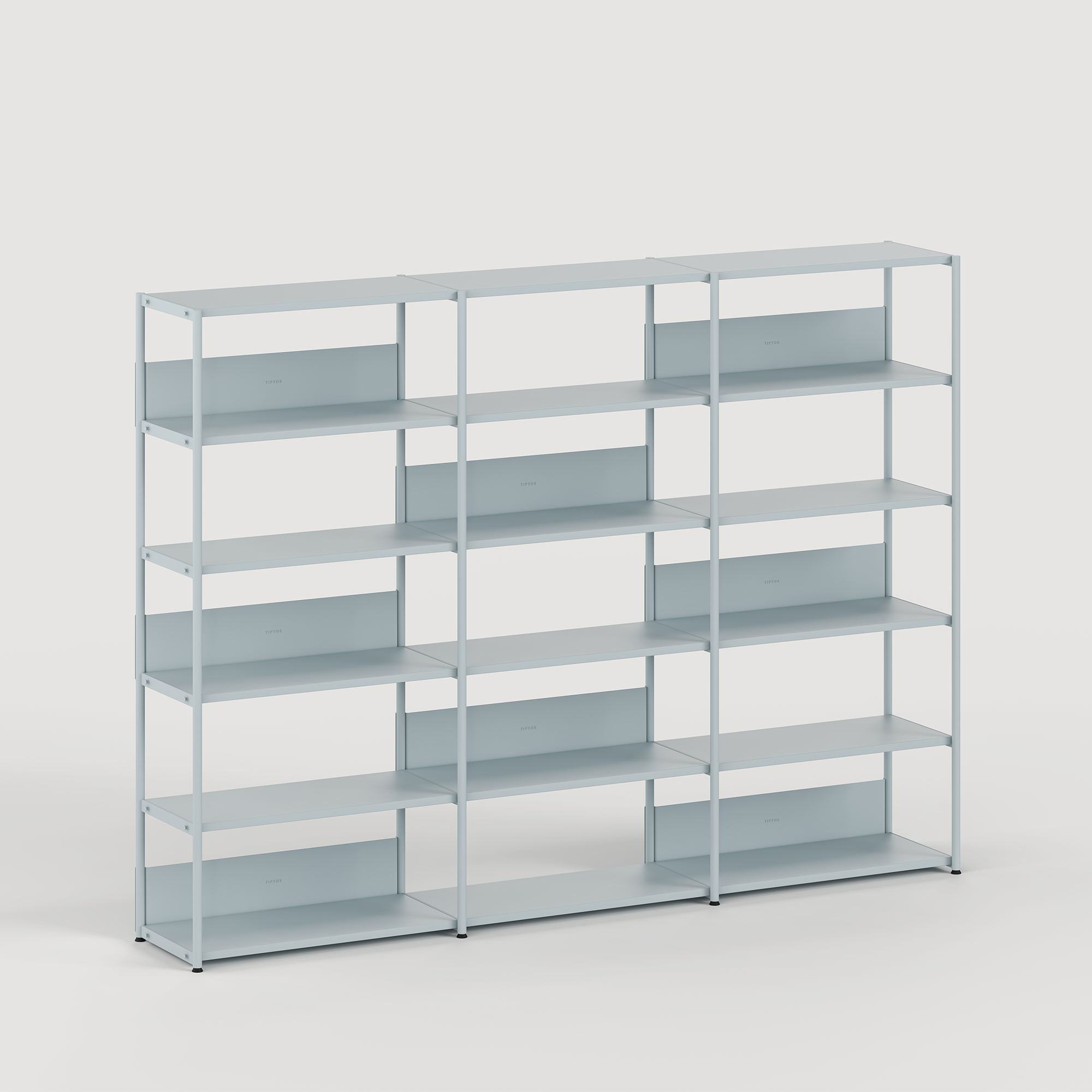 Etagère UNIT - H180 à 215 x  L244cm - acier thermolaqué
