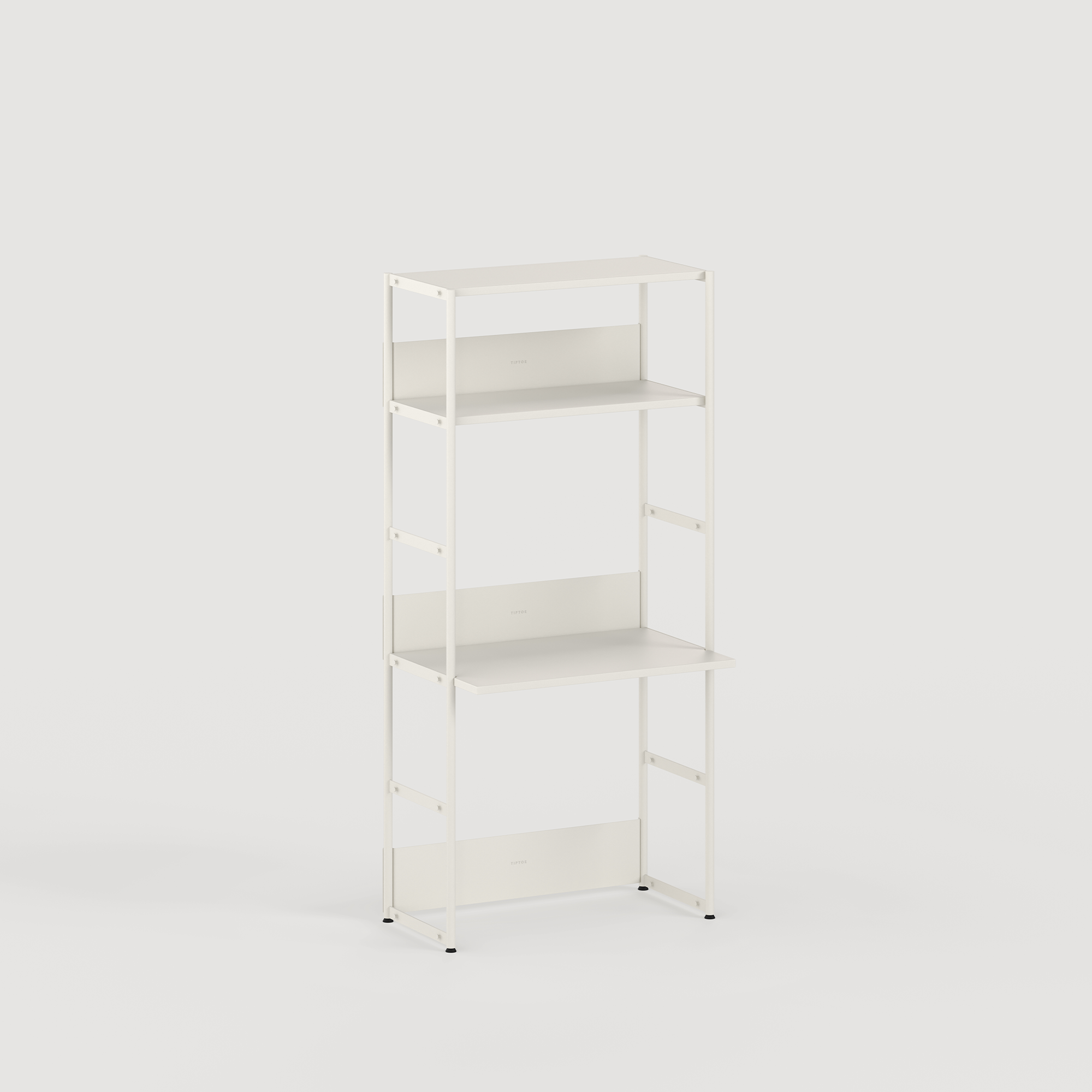 Etagère bureau UNIT - H180 à 215 x  L84cm - acier thermolaqué