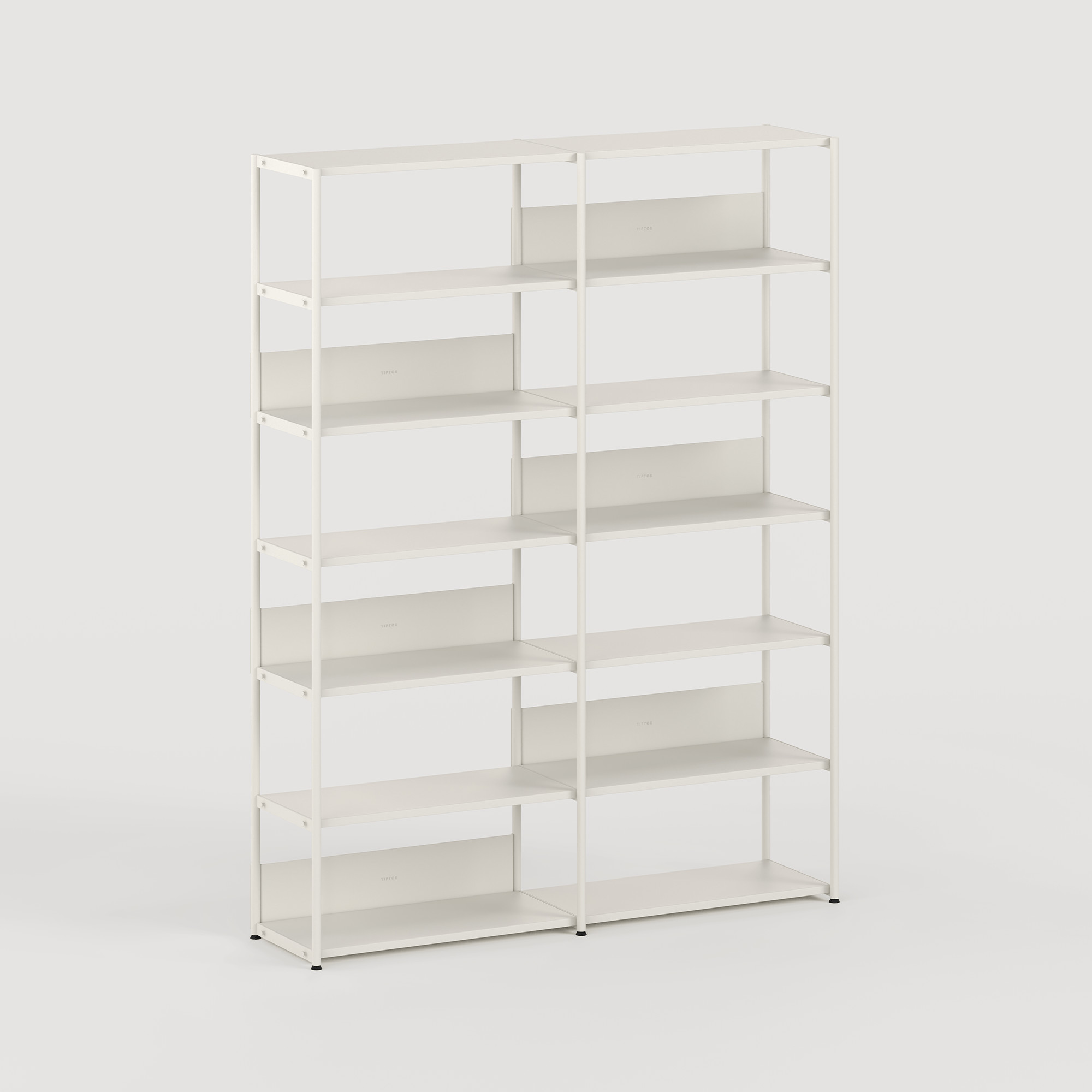 Etagère UNIT - H180 à 215 x  L164cm - acier thermolaqué