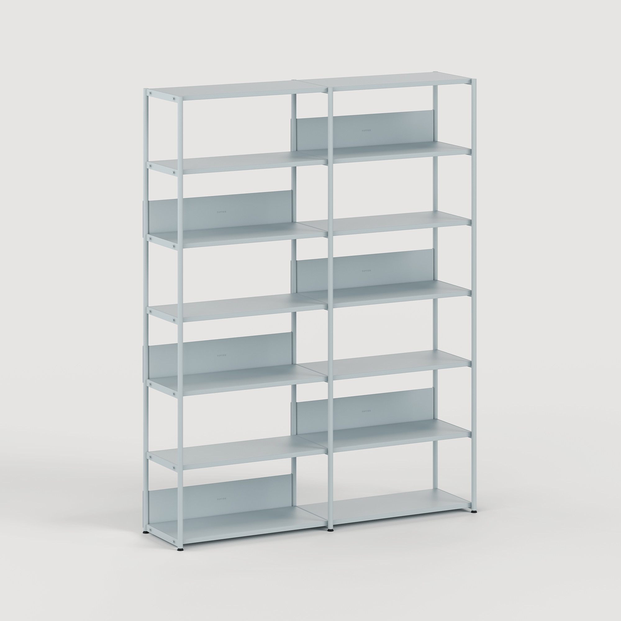 Etagère UNIT - H180 à 215 x  L164cm - acier thermolaqué