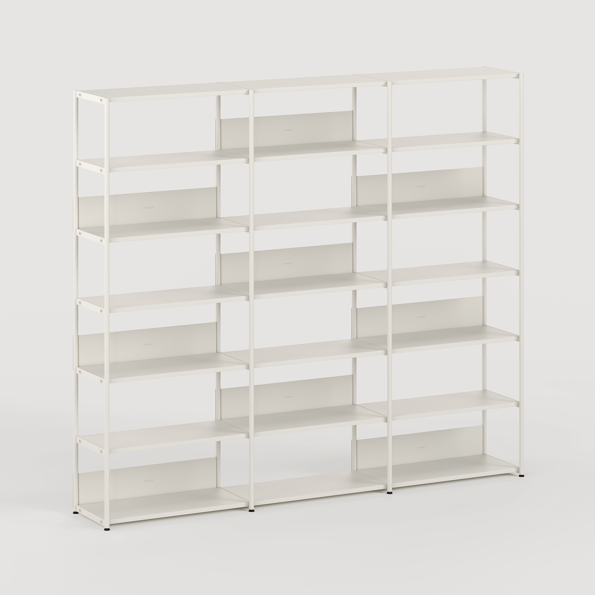 Etagère UNIT - H180 à 215 x  L244cm - acier thermolaqué
