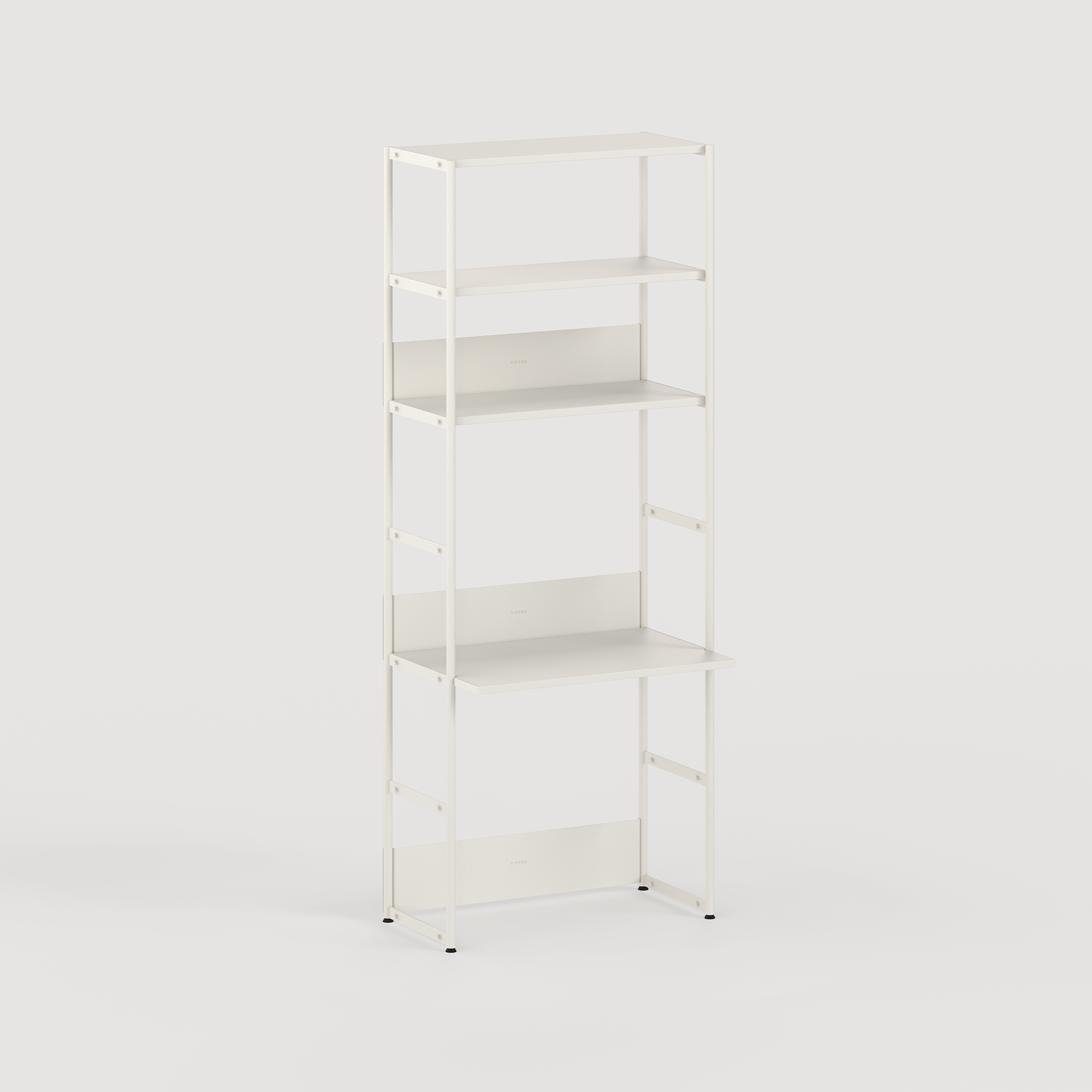 Etagère bureau UNIT - H180 à 215 x  L84cm - acier thermolaqué